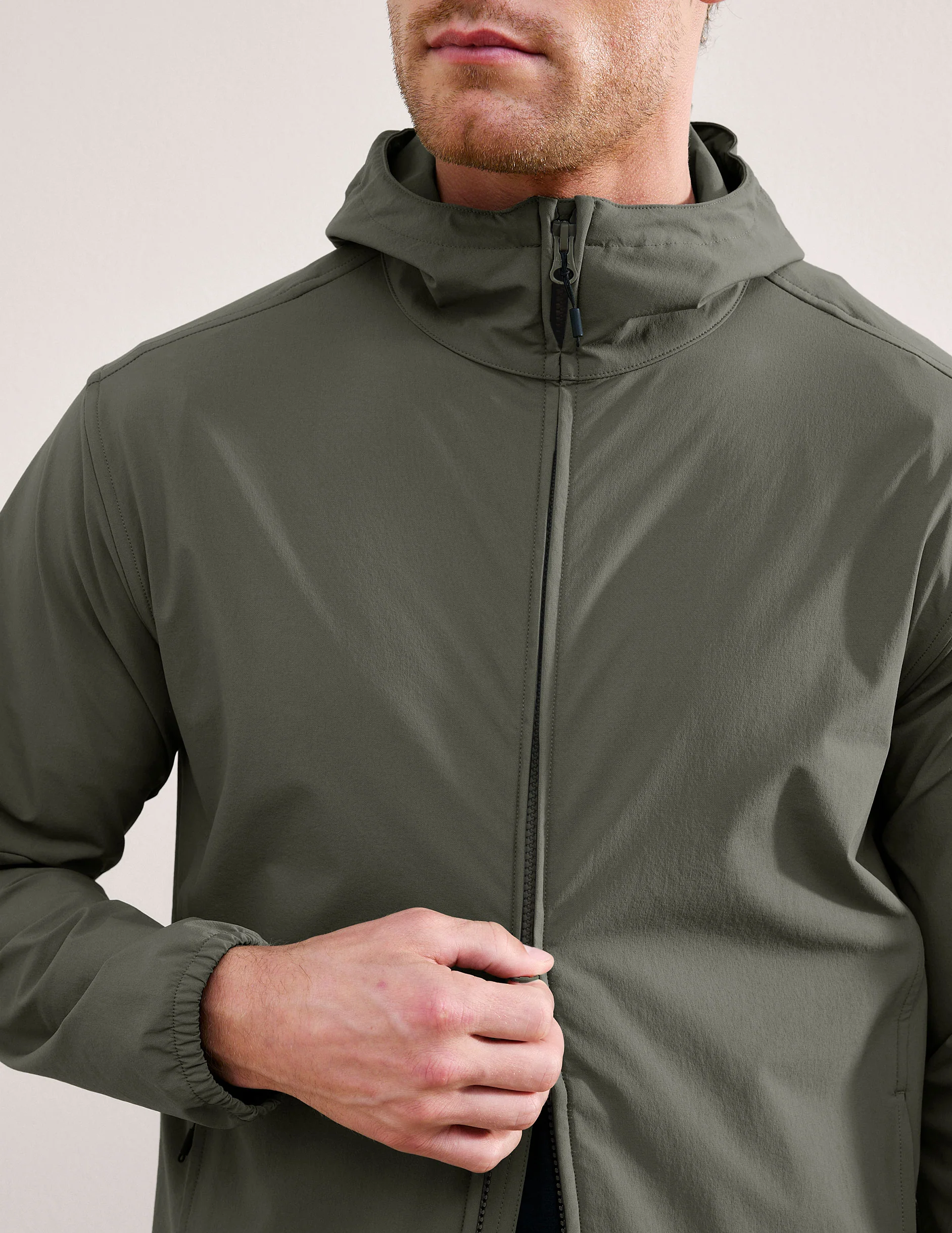 AirLite Men's Hooded Full Zip Jacket - Image 4