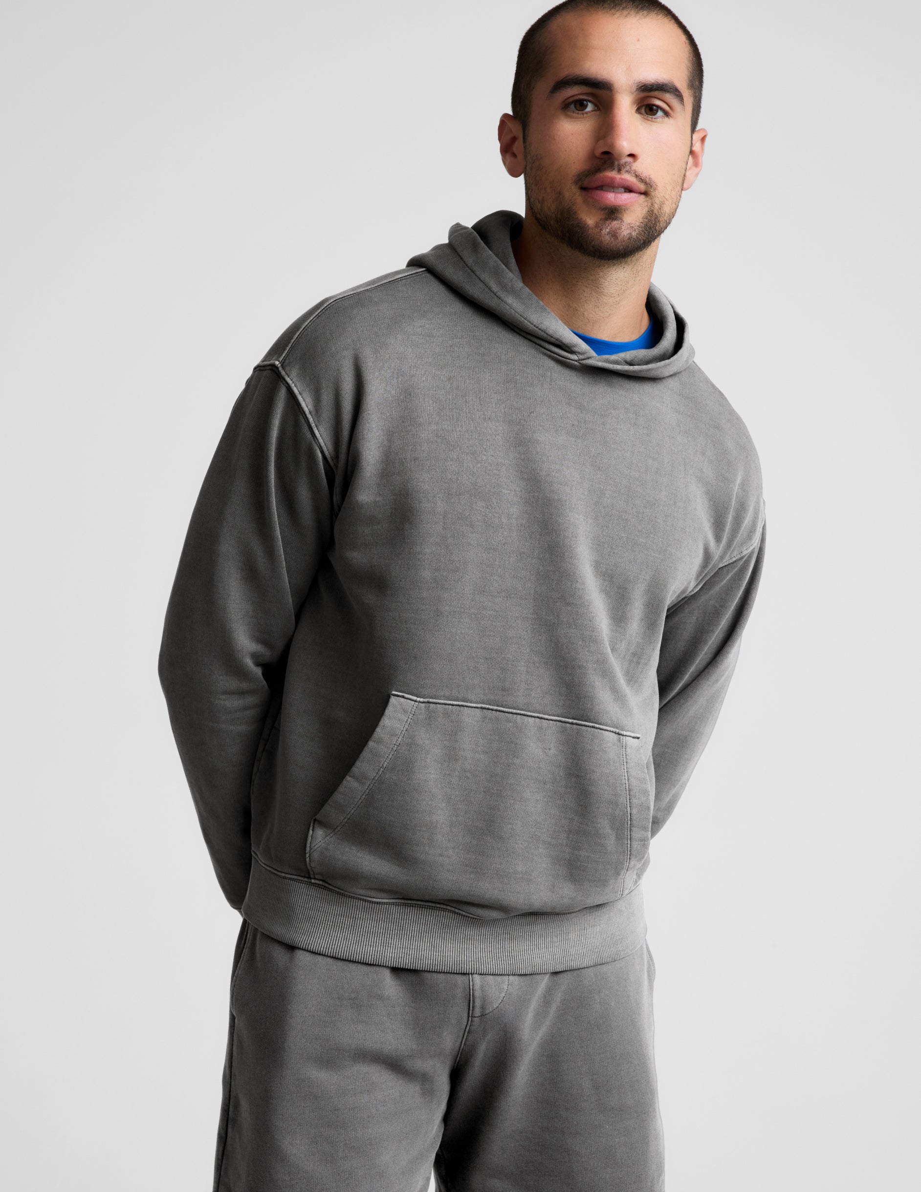 Beach Washed Terry Men's Hoodie - Image 2