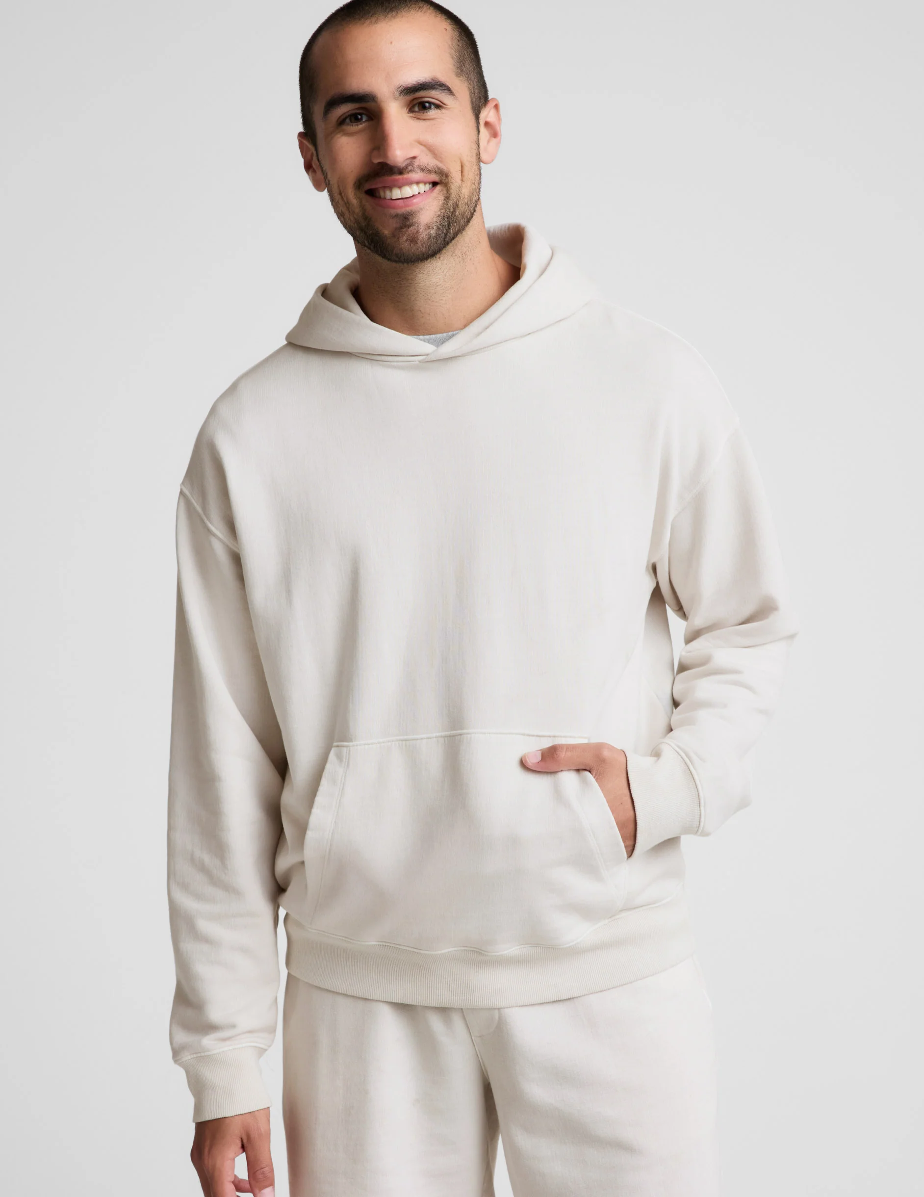 Beach Washed Terry Men's Hoodie - Image 2