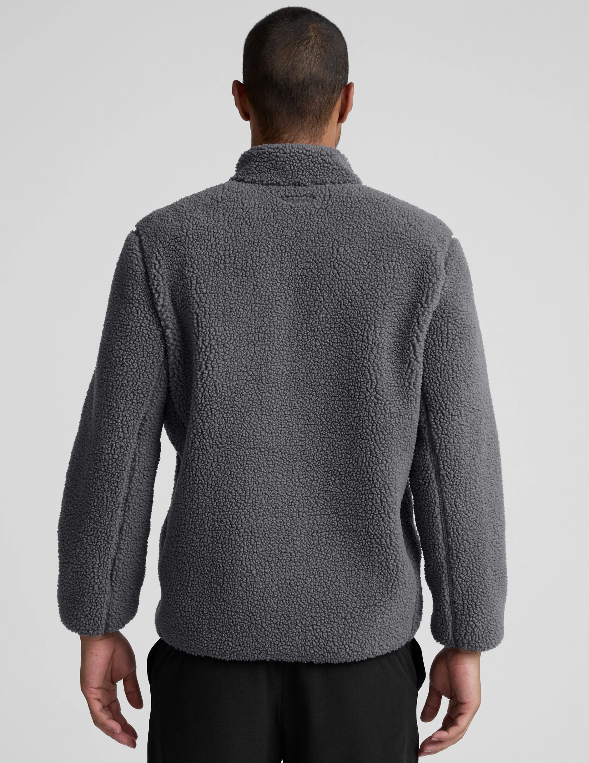 Boucle Fleece Men's Zip Jacket - Image 4