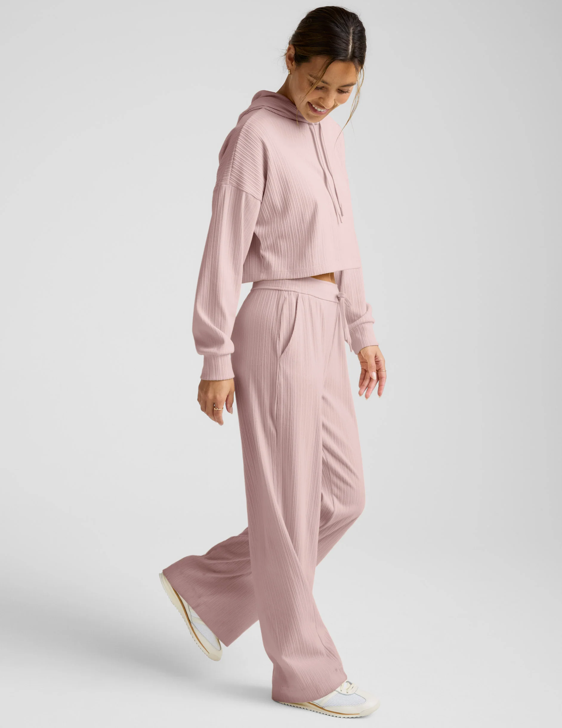 Breathe Easy Ribbed Wide Leg Pant - Image 2