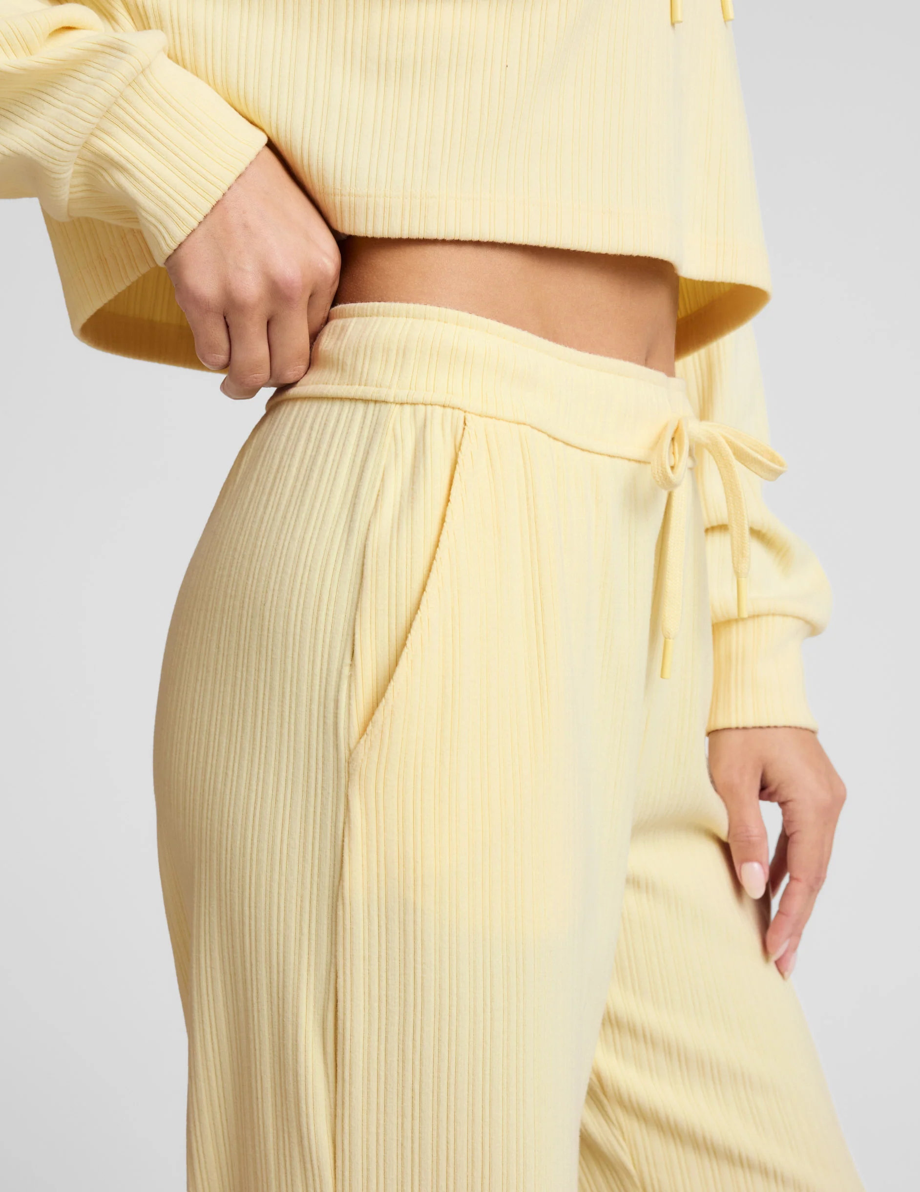 Breathe Easy Ribbed Wide Leg Pant - Image 3