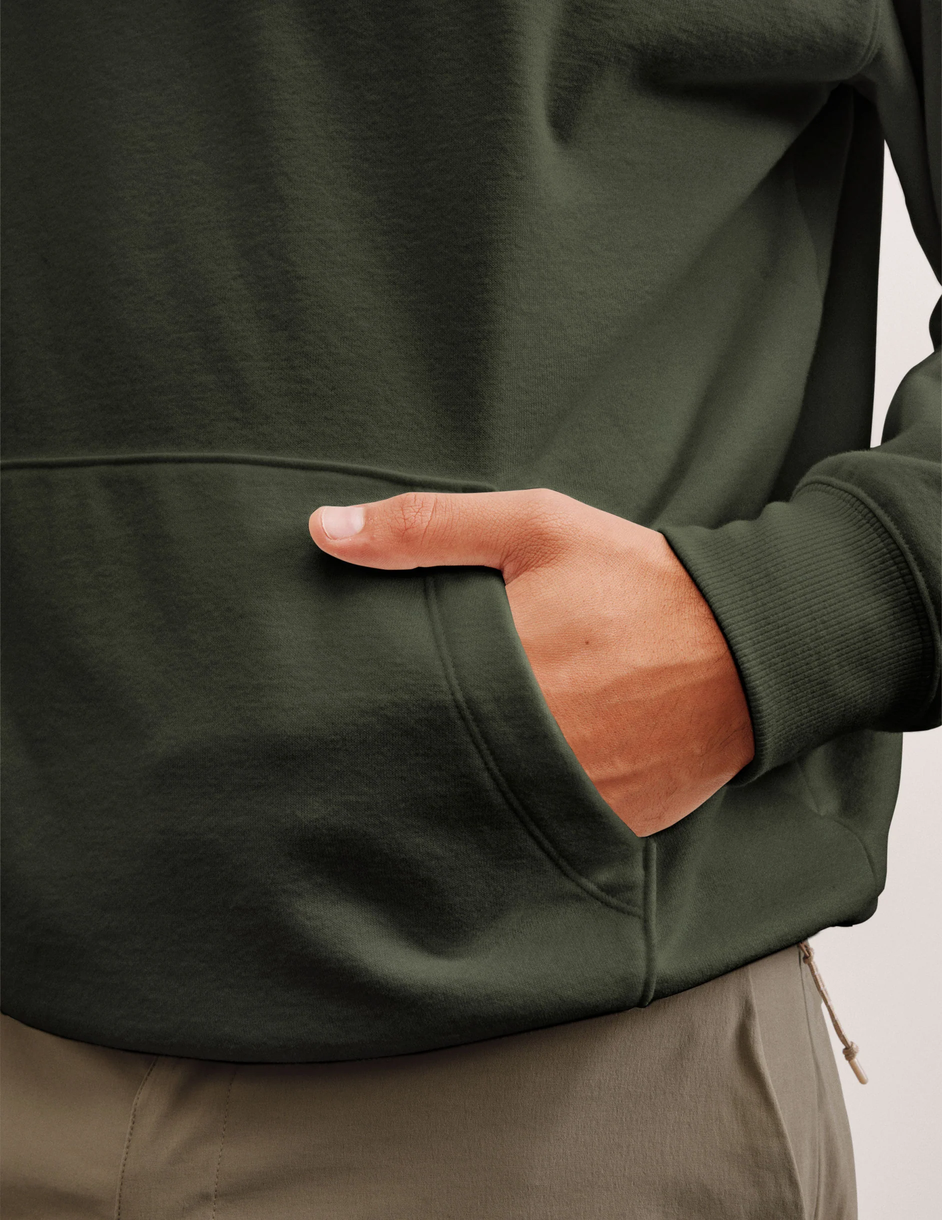 LuxeFleece™ Classic Men's Hoodie - Image 3