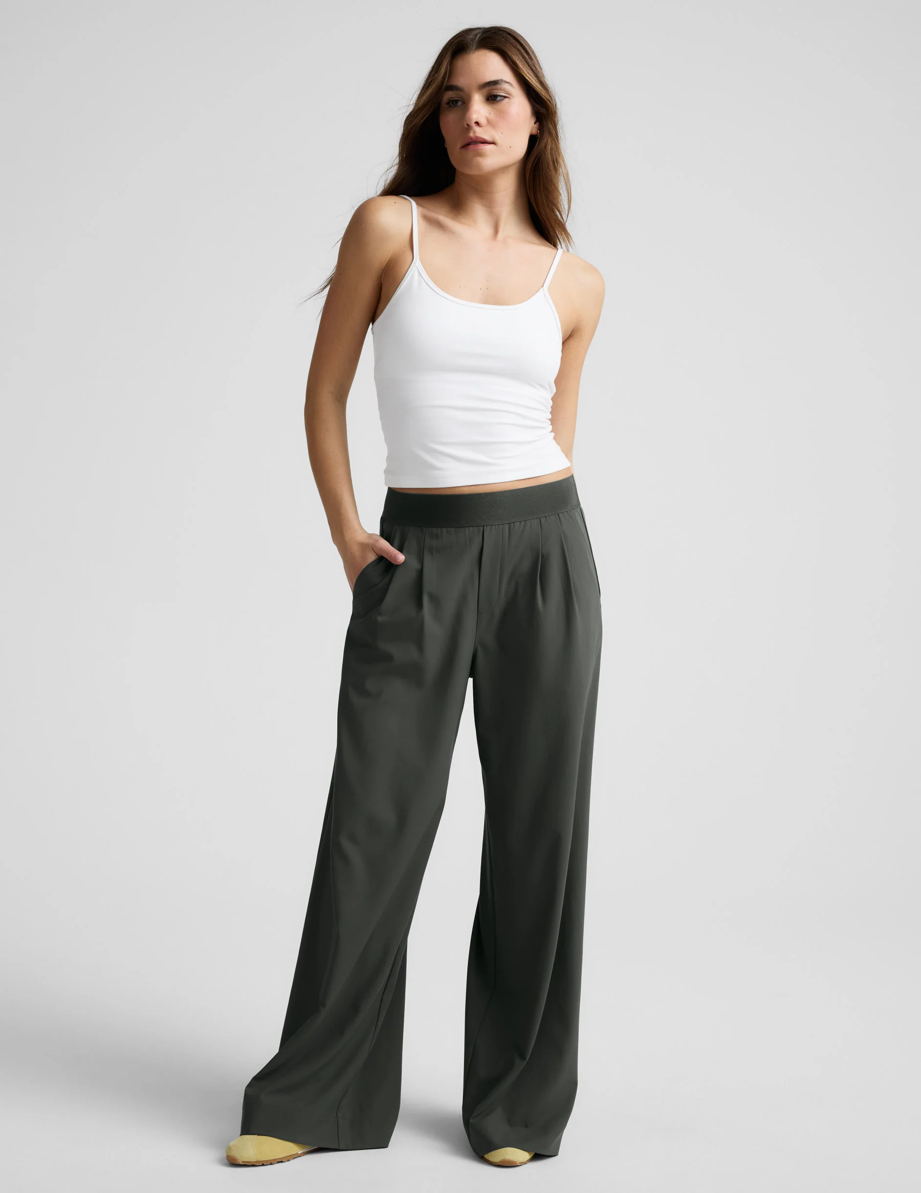 Elasticated Wide Leg Pant 29" - Image 3