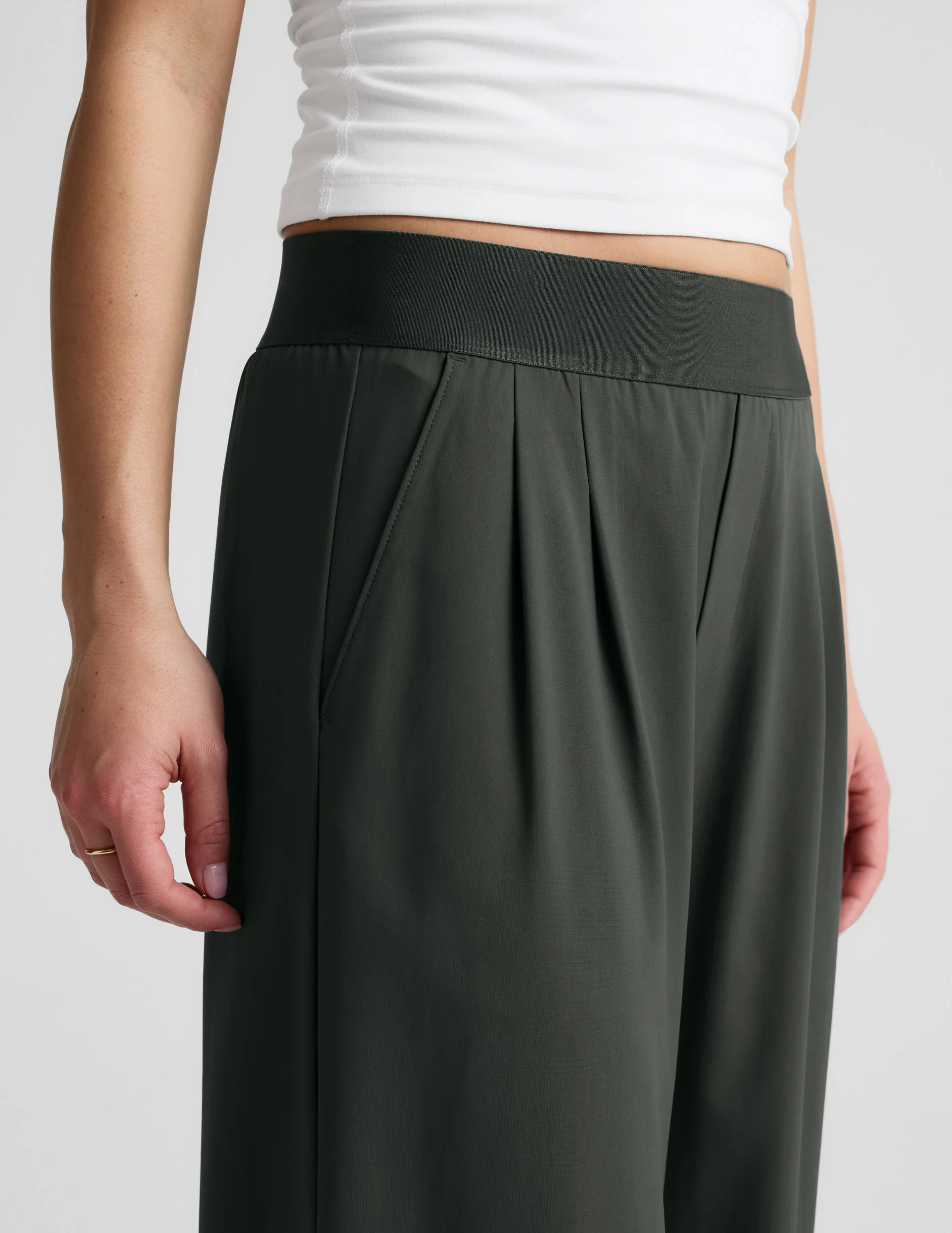 Elasticated Wide Leg Pant 29" - Image 4
