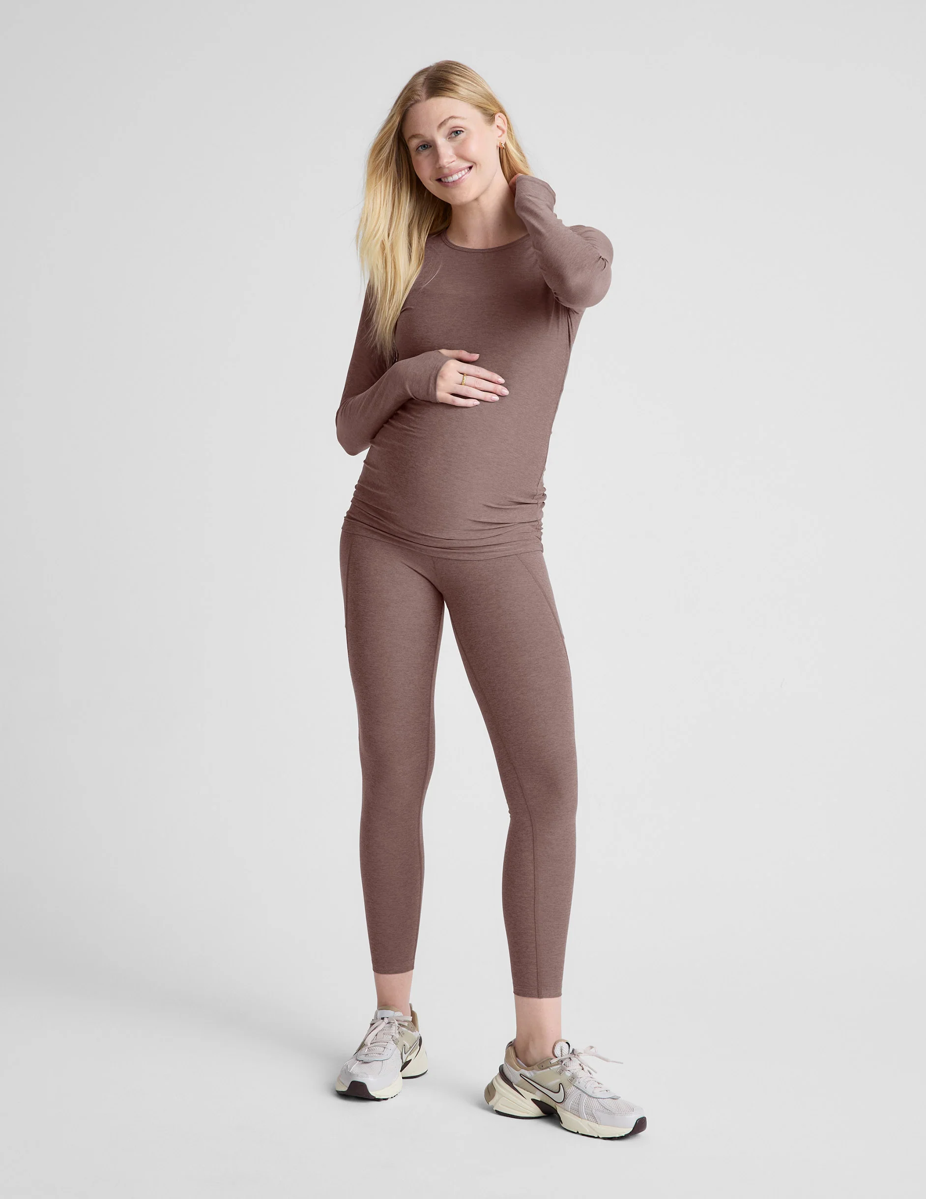Featherweight Count On Me Maternity Crew Pullover - Image 2