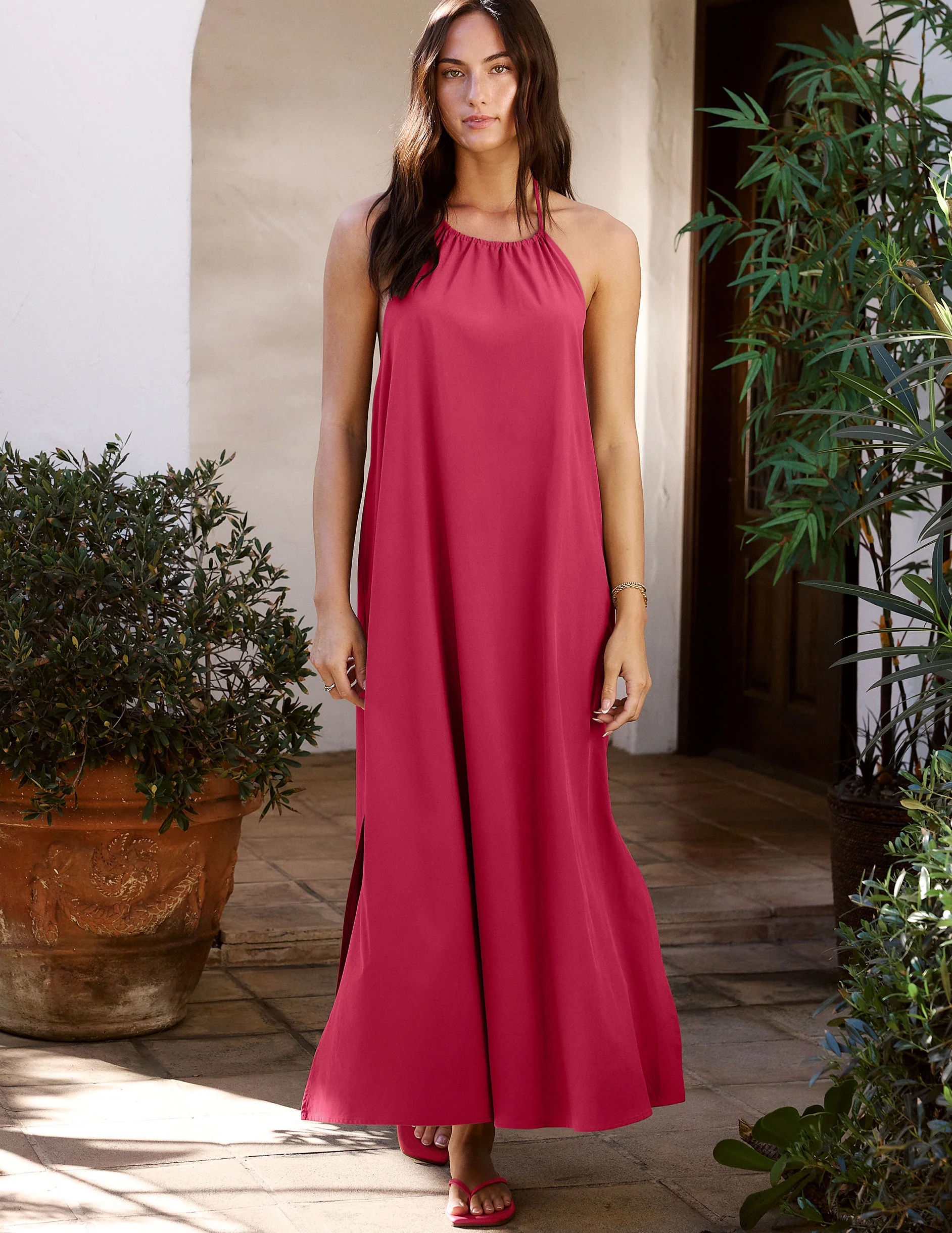Go With The Flow Halter Dress - Image 2