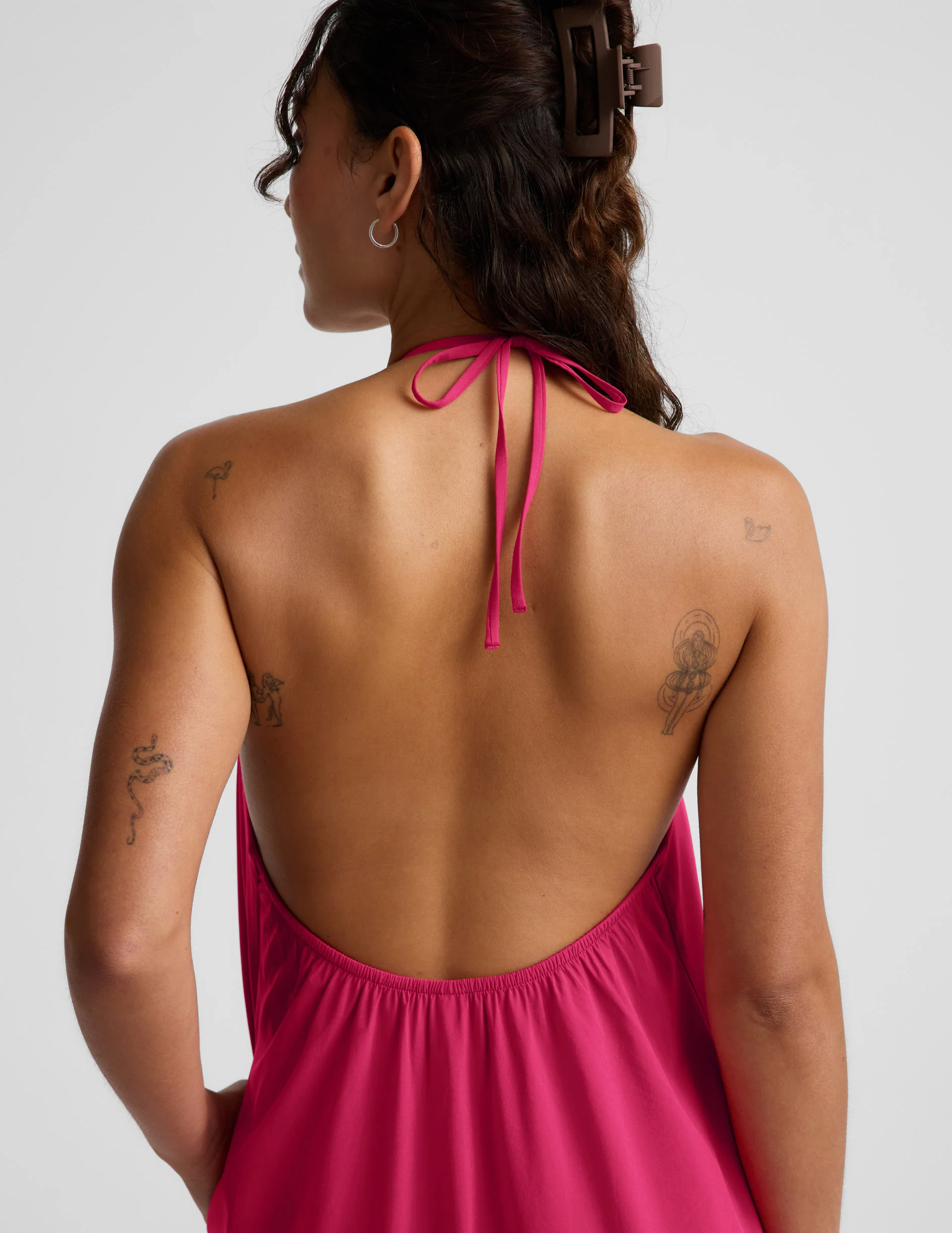Go With The Flow Halter Dress - Image 6