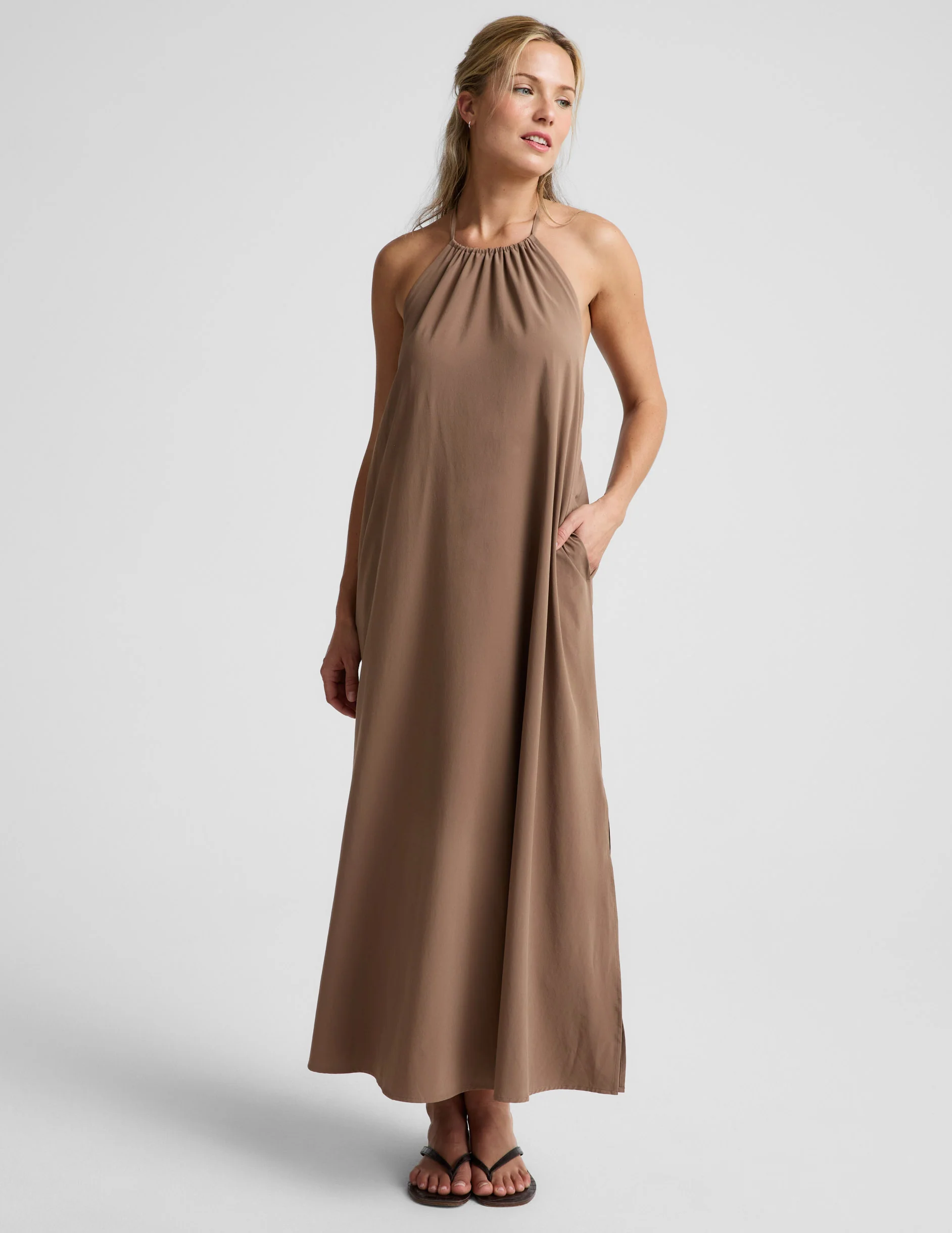Go With The Flow Halter Dress - Image 7