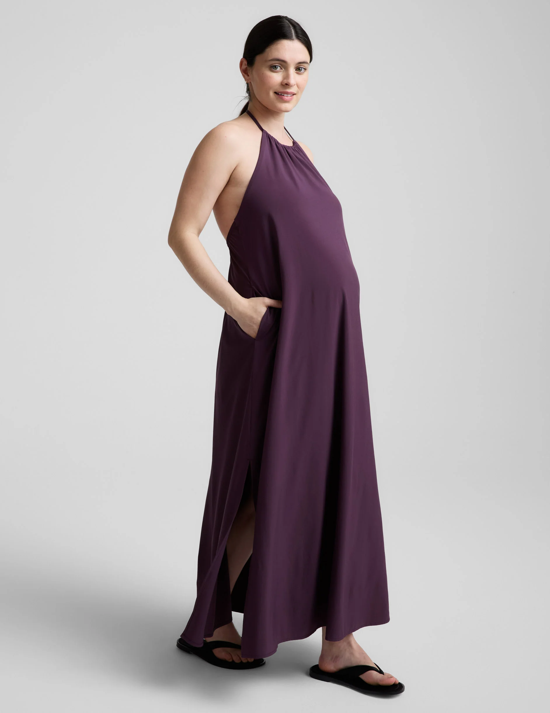 Go With The Flow Halter Dress - Image 2