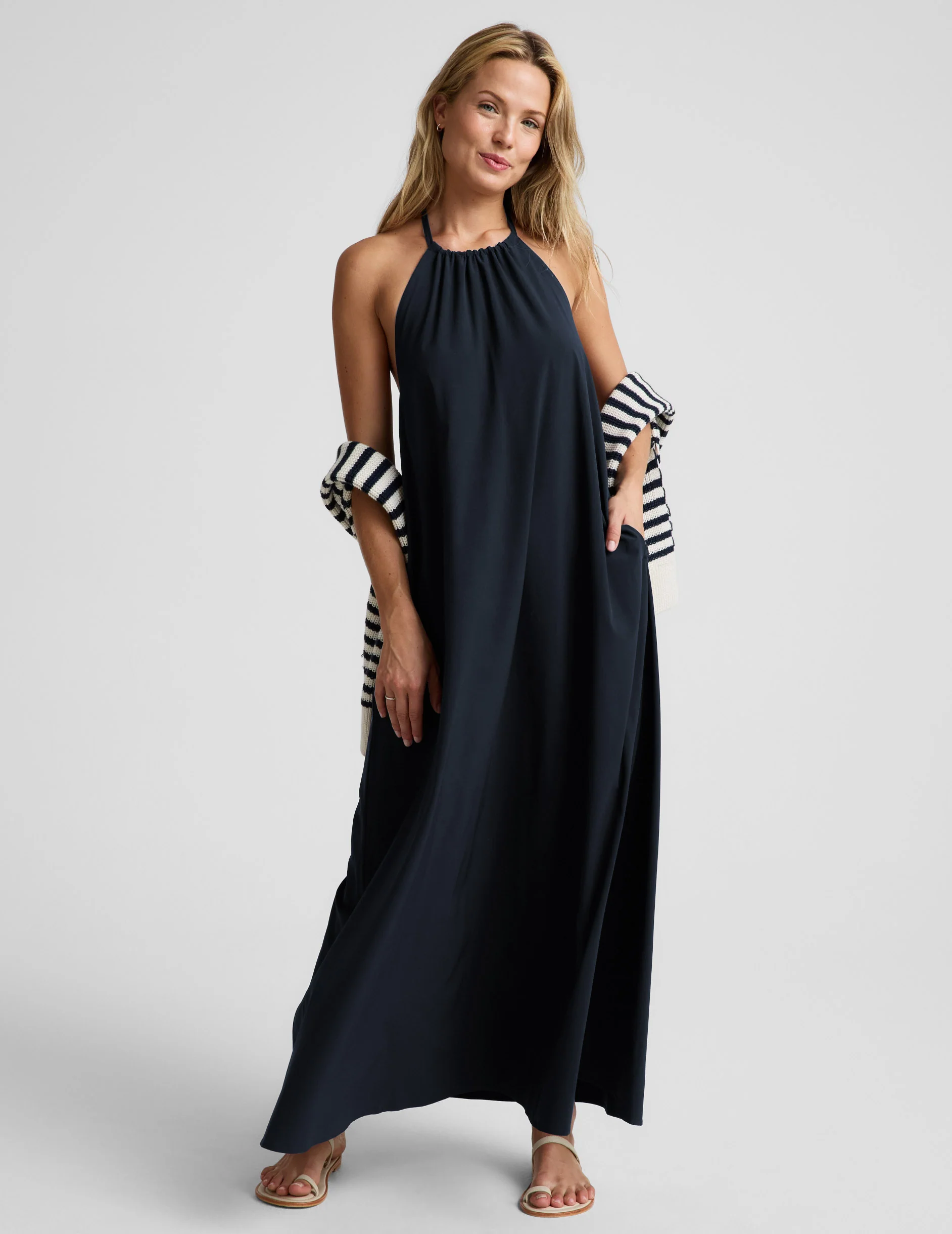 Go With The Flow Halter Dress - Image 6