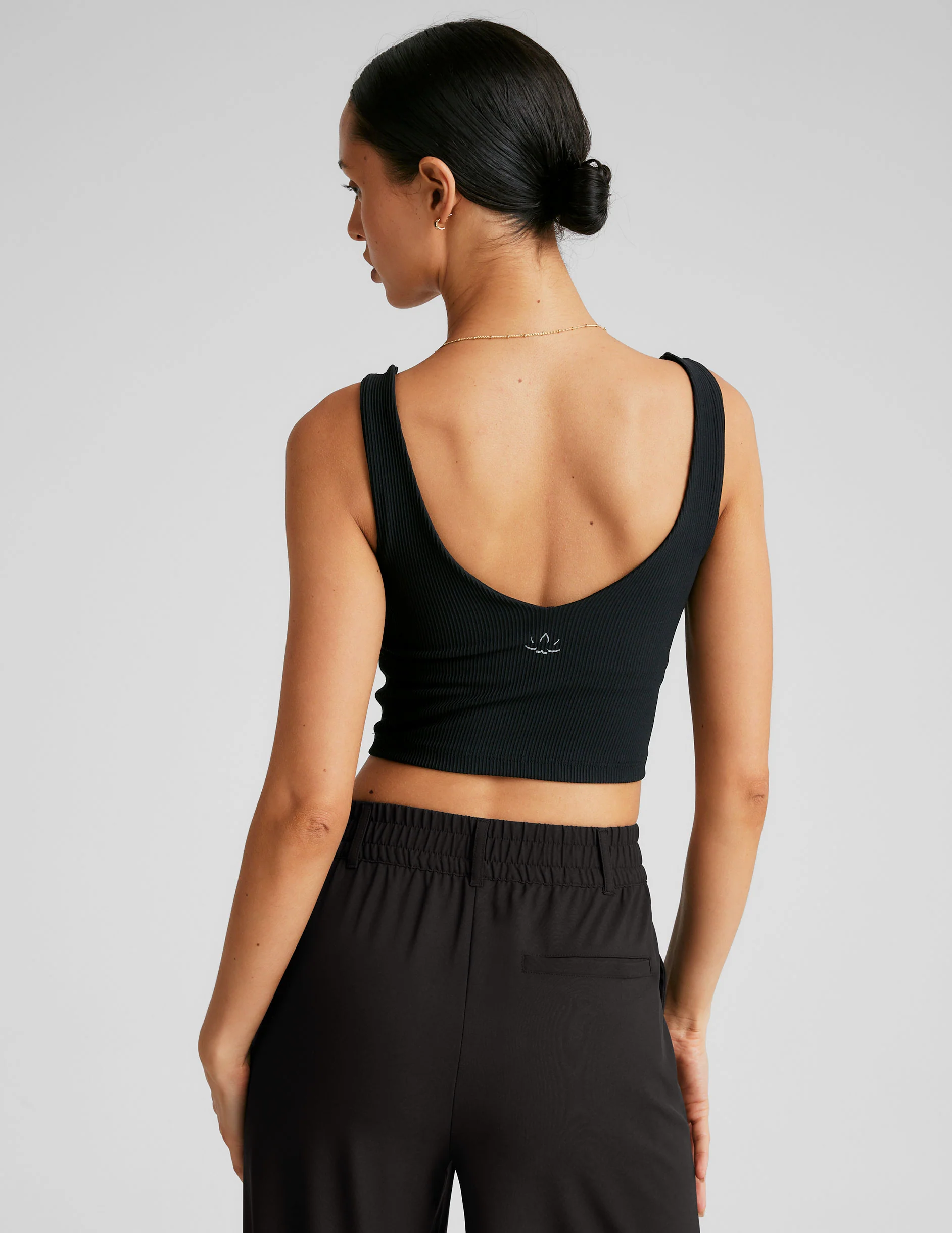 Impulse Ribbed Cropped Tank - Image 3