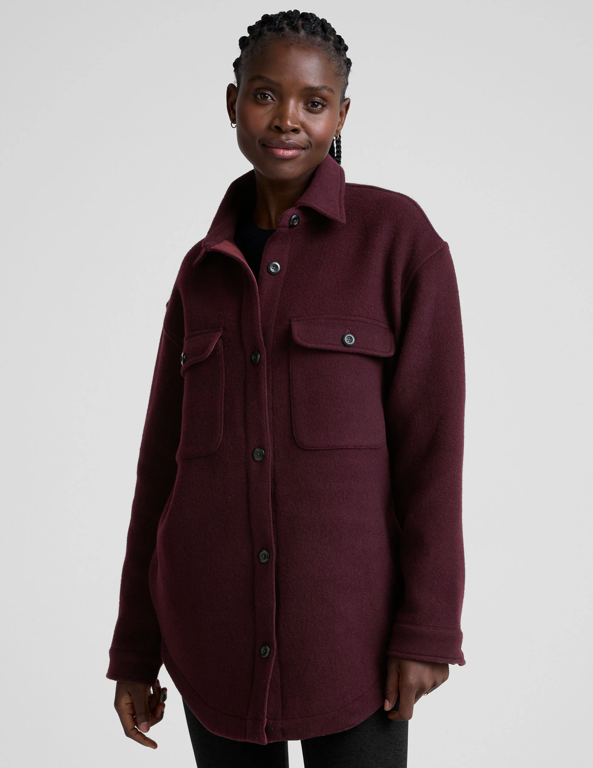 Insulated Wool Shirt Jacket