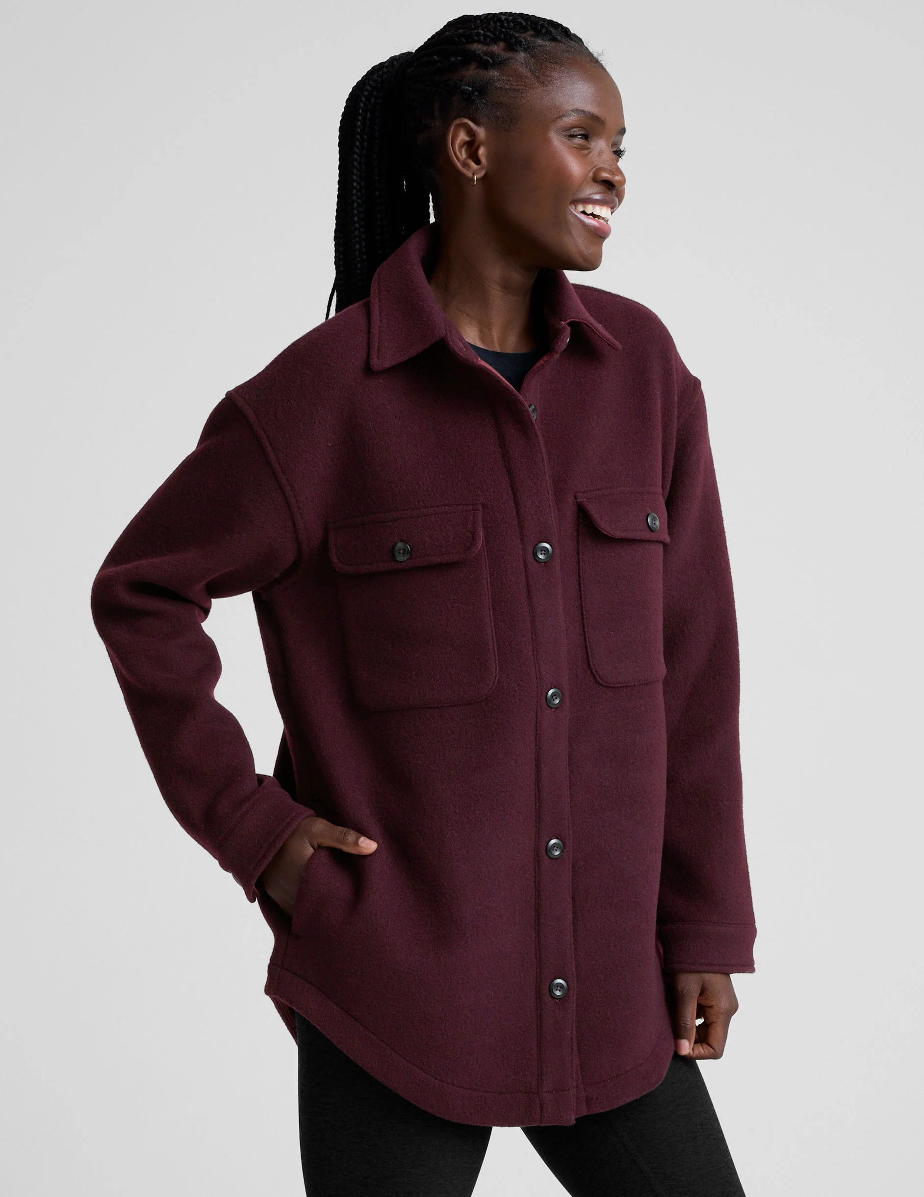 Insulated Wool Shirt Jacket - Image 2