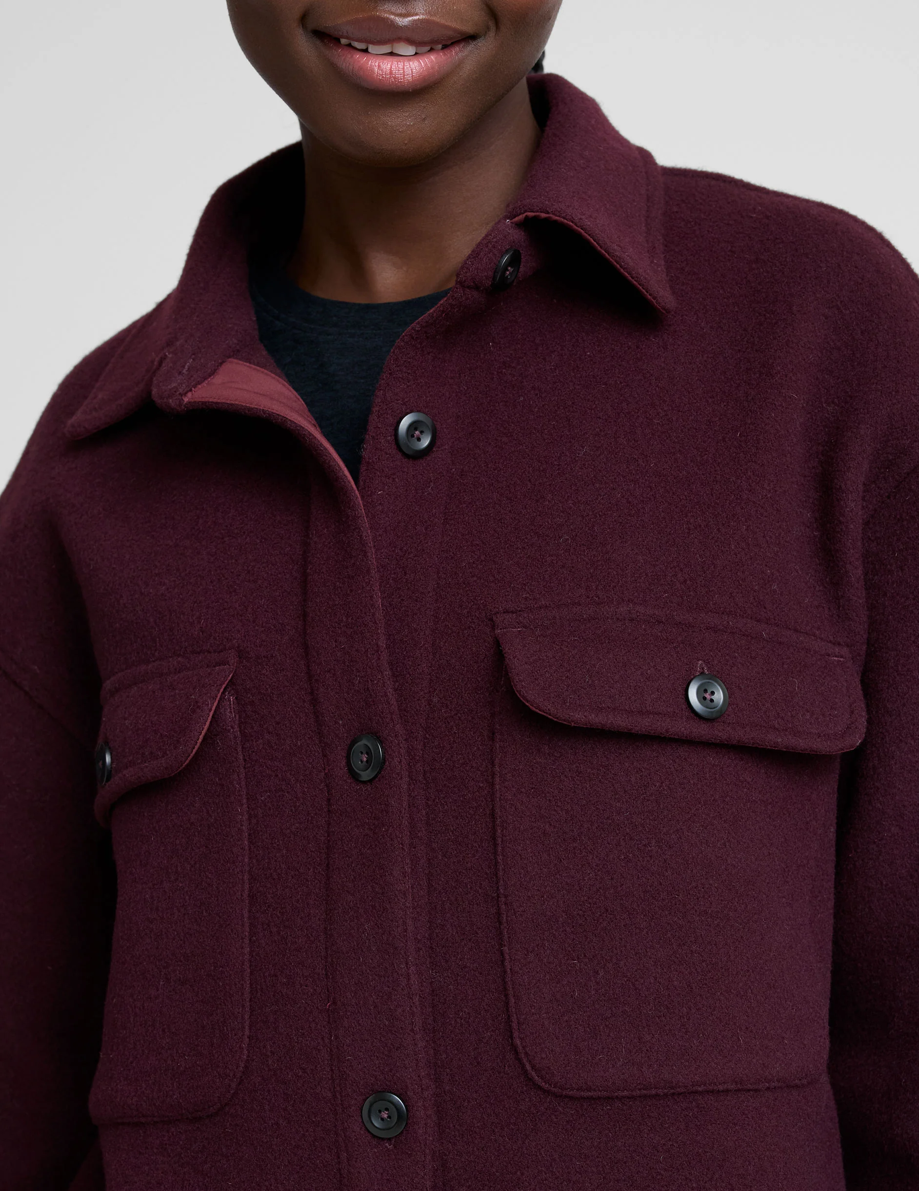 Insulated Wool Shirt Jacket - Image 6