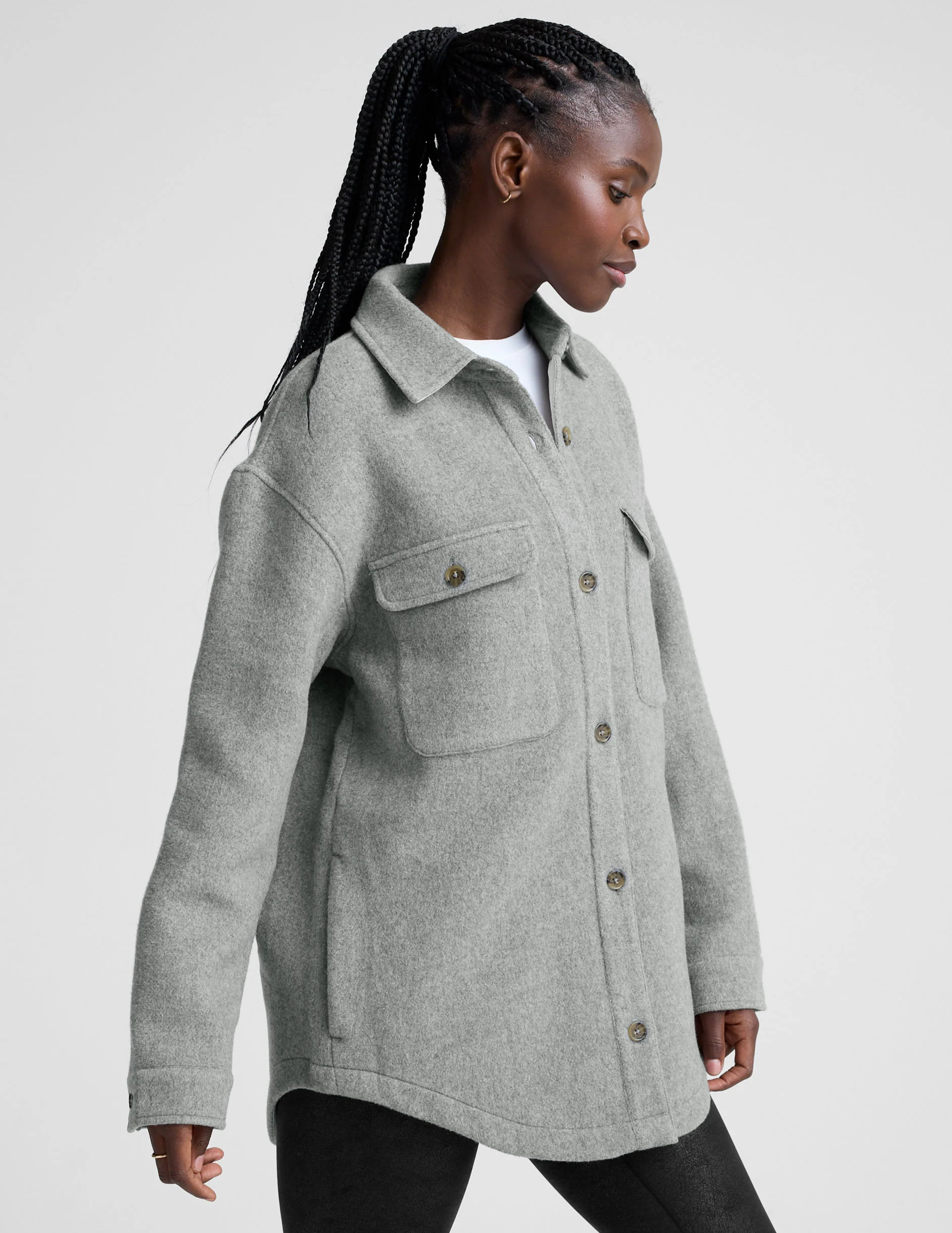 Insulated Wool Shirt Jacket - Image 4