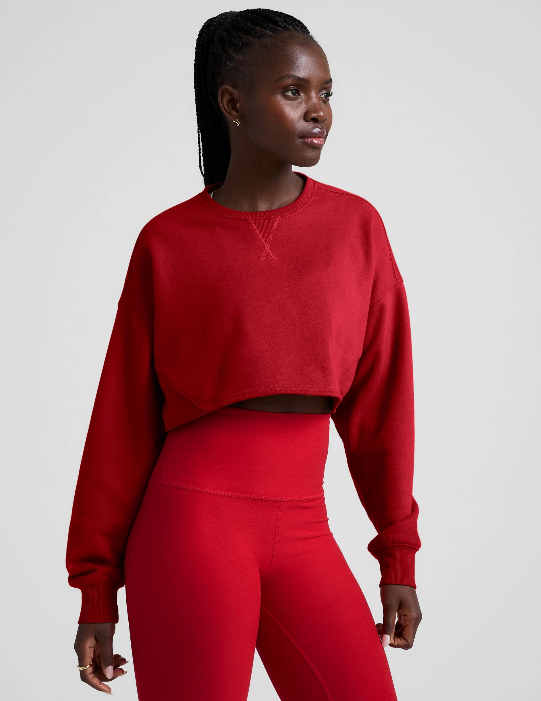 LuxeFleece™ Cropped Sweatshirt - Image 3
