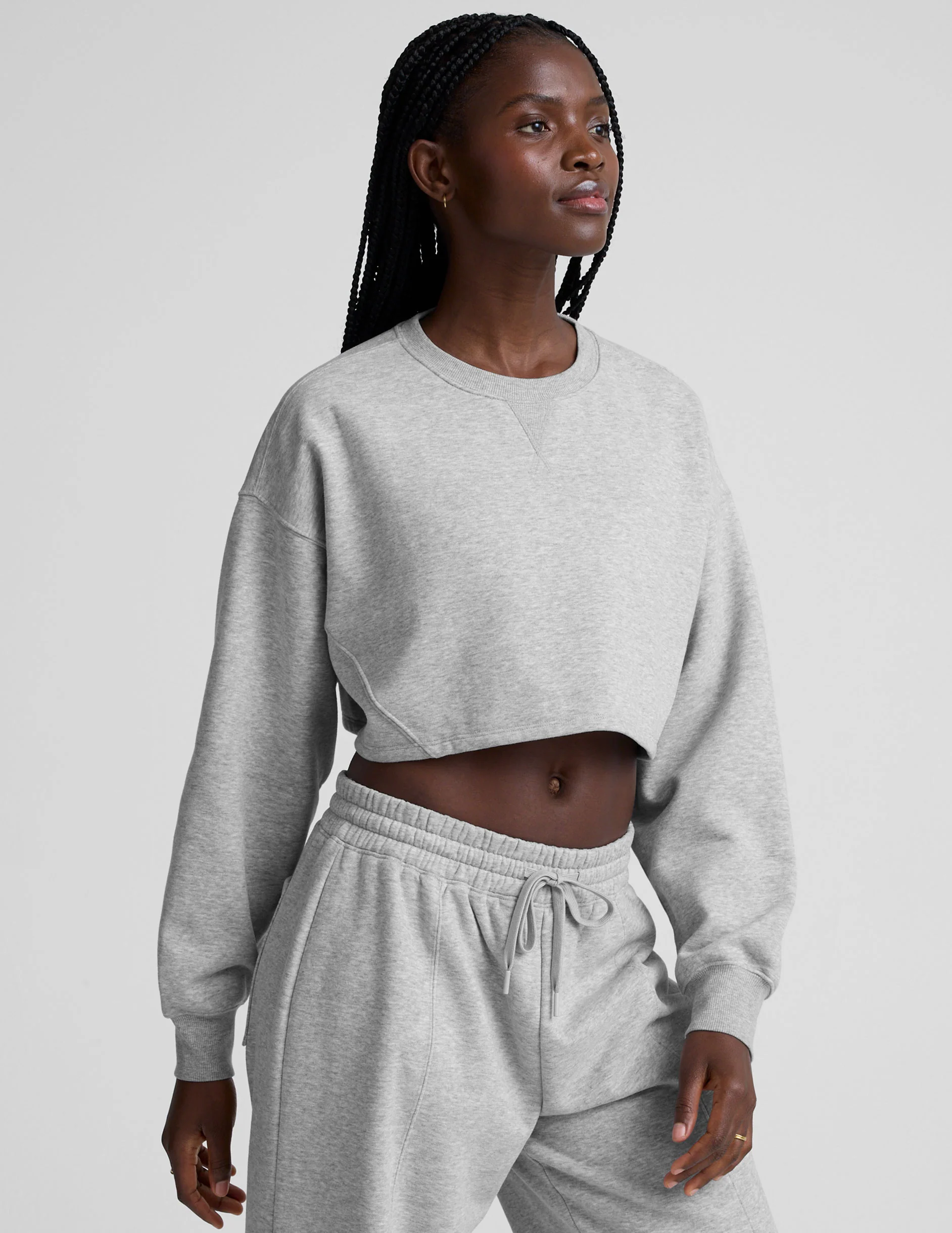 LuxeFleece™ Cropped Sweatshirt - Image 3