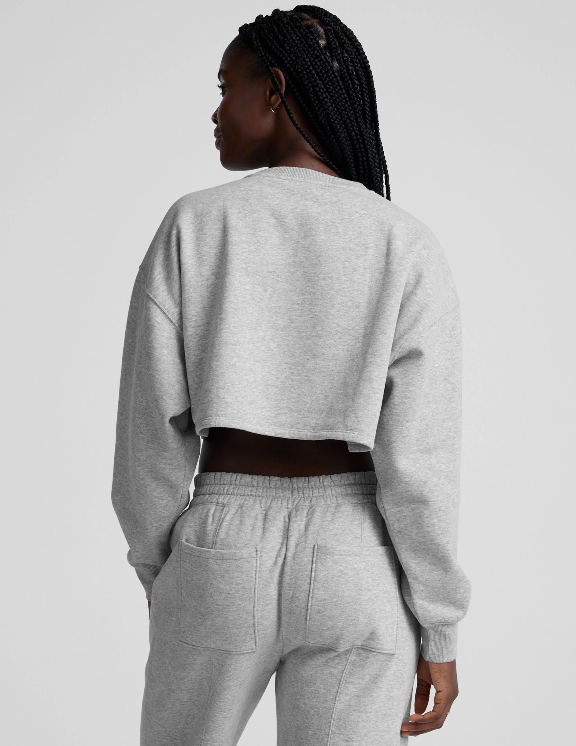 LuxeFleece™ Cropped Sweatshirt - Image 4
