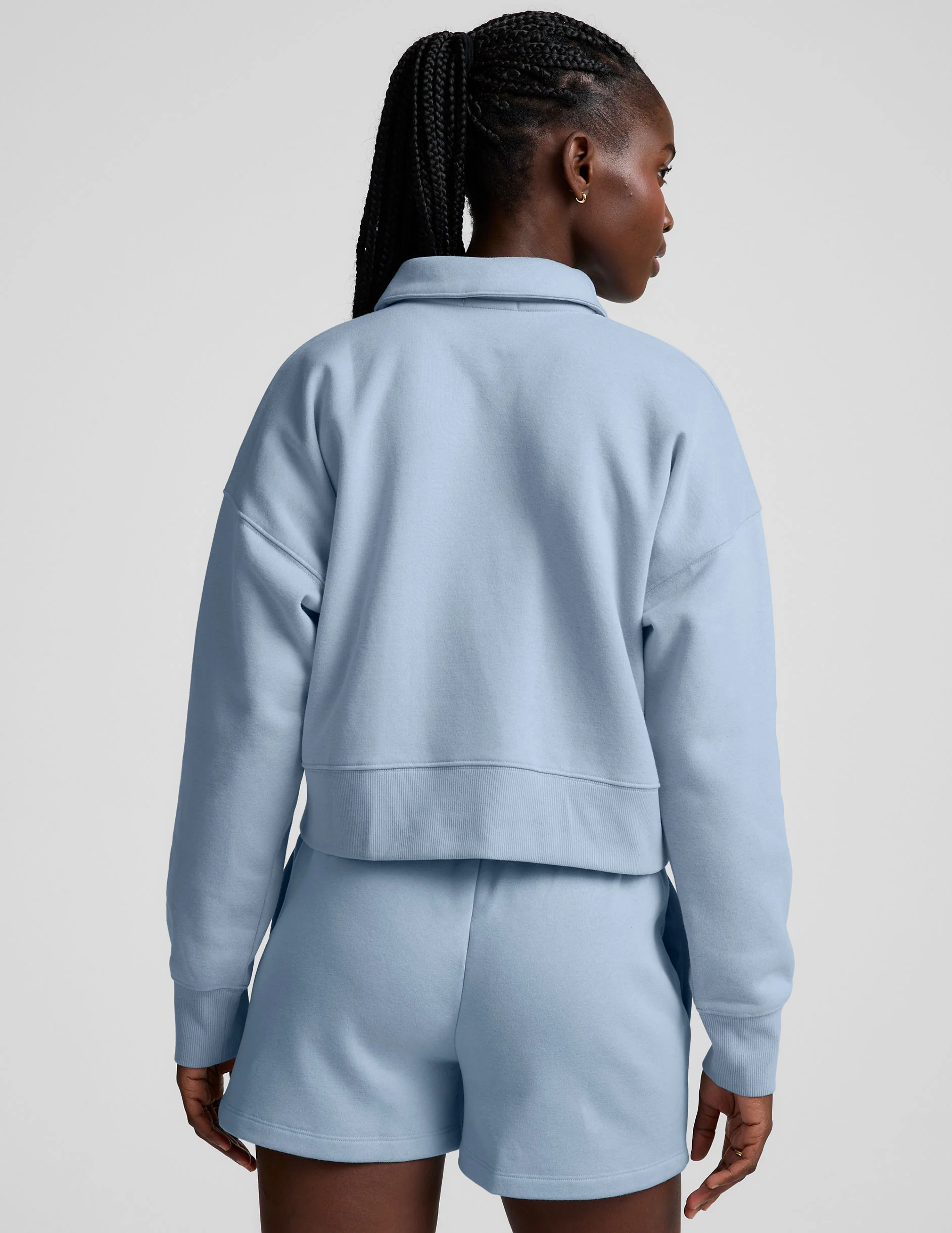 LuxeFleece™ Collared Sweatshirt - Image 3