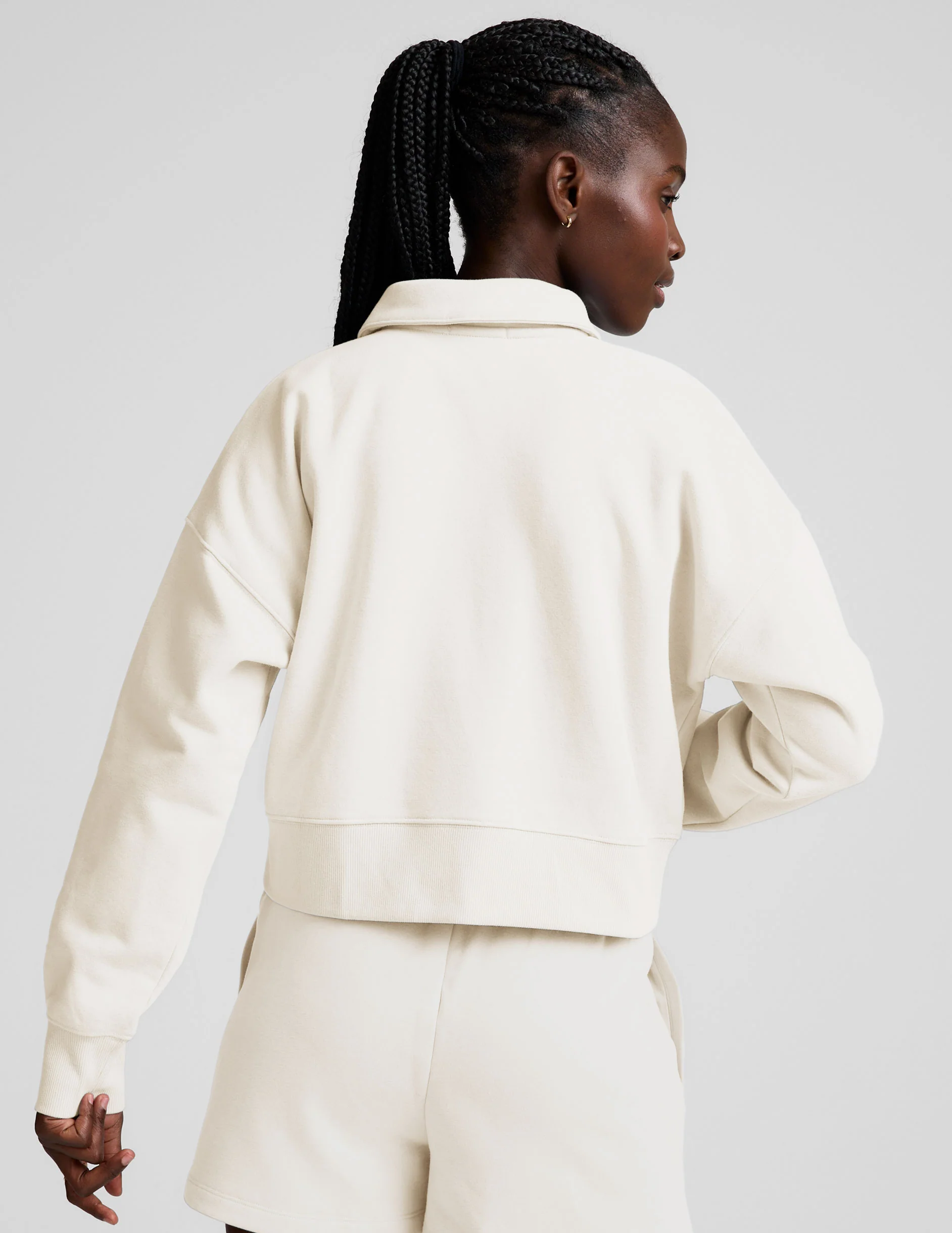 LuxeFleece™ Collared Sweatshirt - Image 3