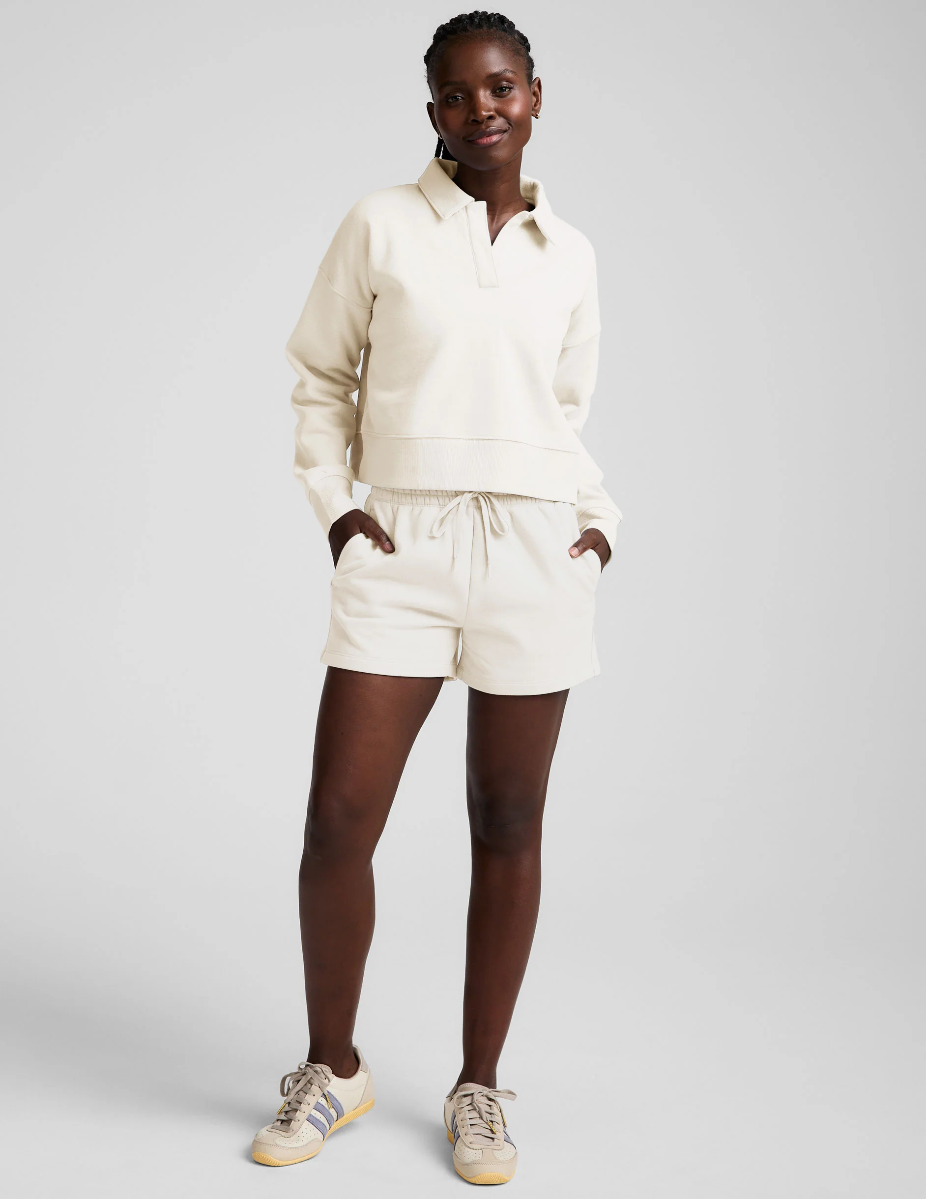 LuxeFleece™ Collared Sweatshirt - Image 4