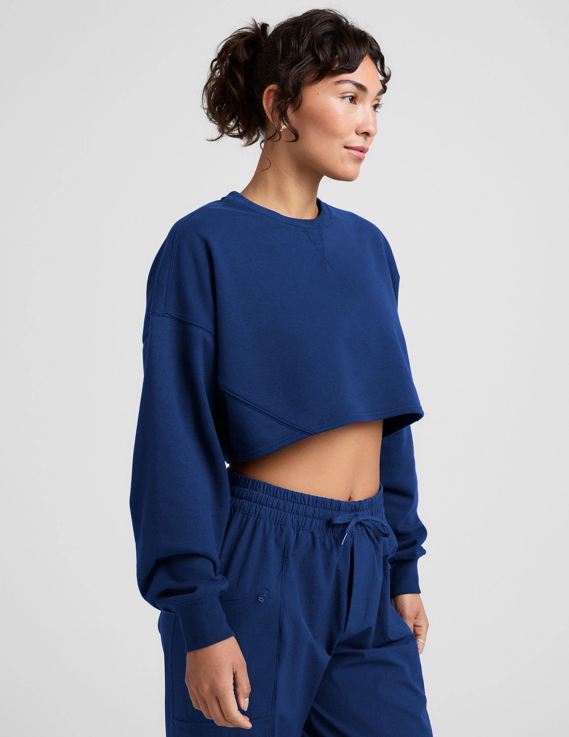 LuxeFleece™ Cropped Sweatshirt - Image 2