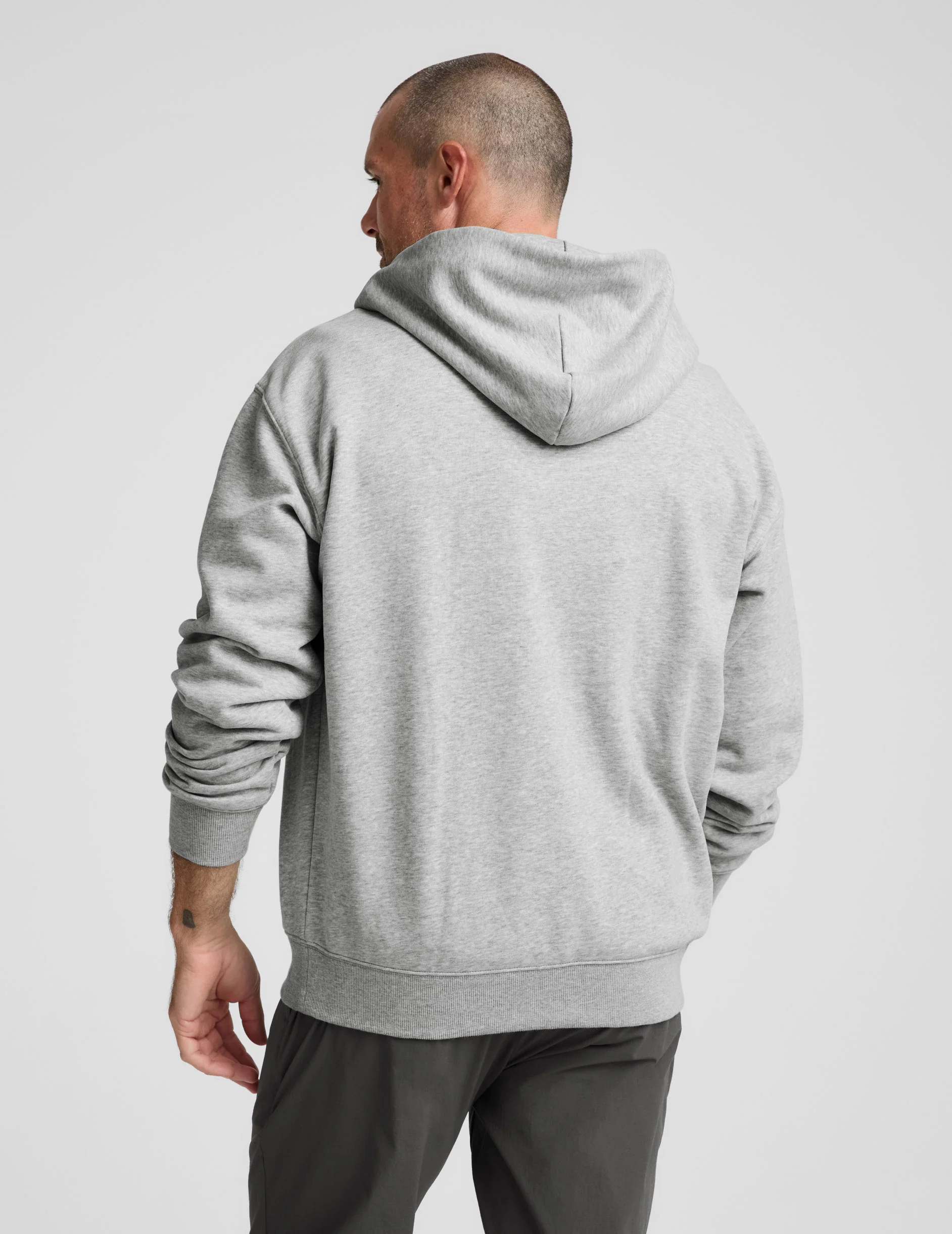 LuxeFleece™ Men's Full Zip Hoodie - Image 4
