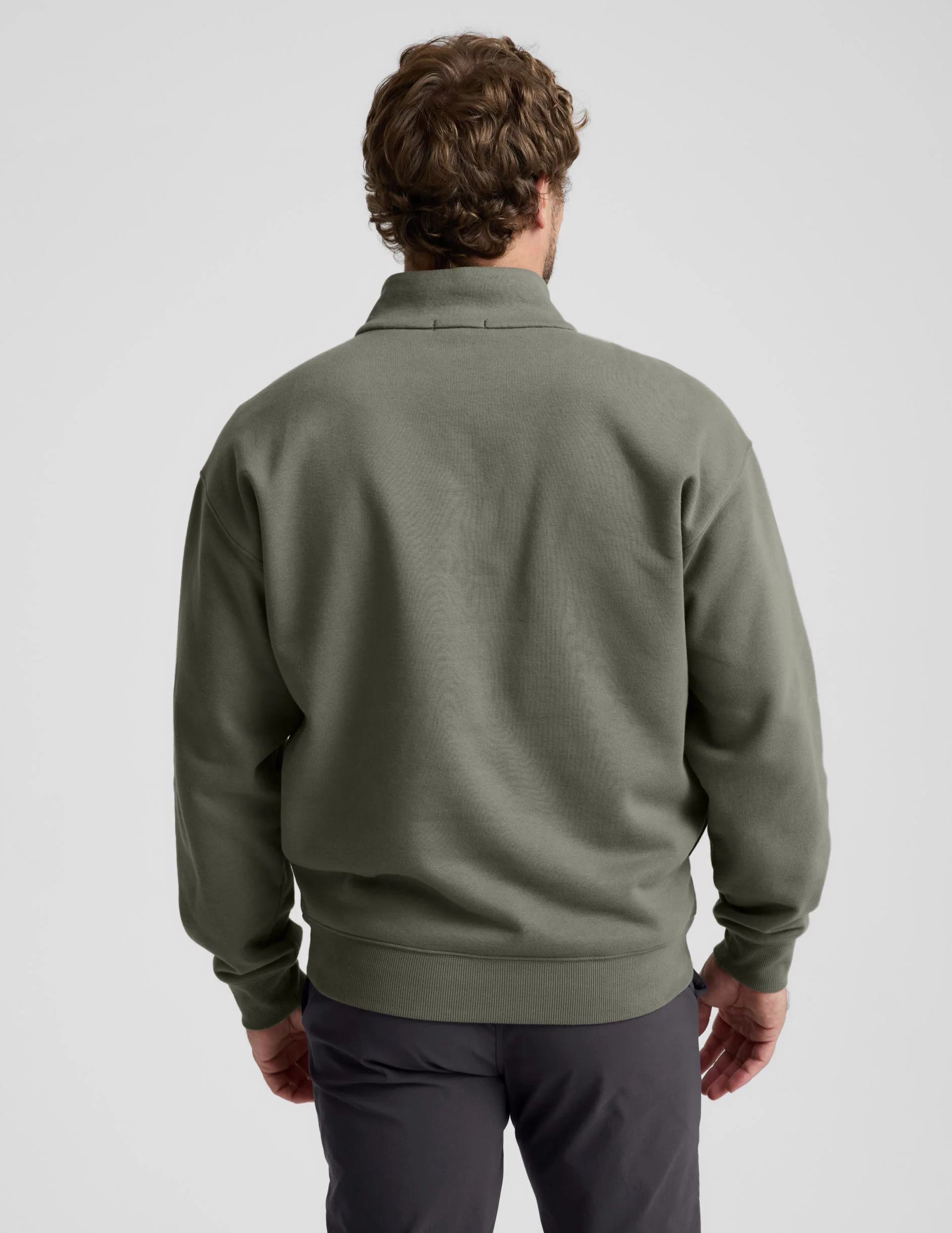 LuxeFleece™ Men's Half Zip Pullover - Image 3