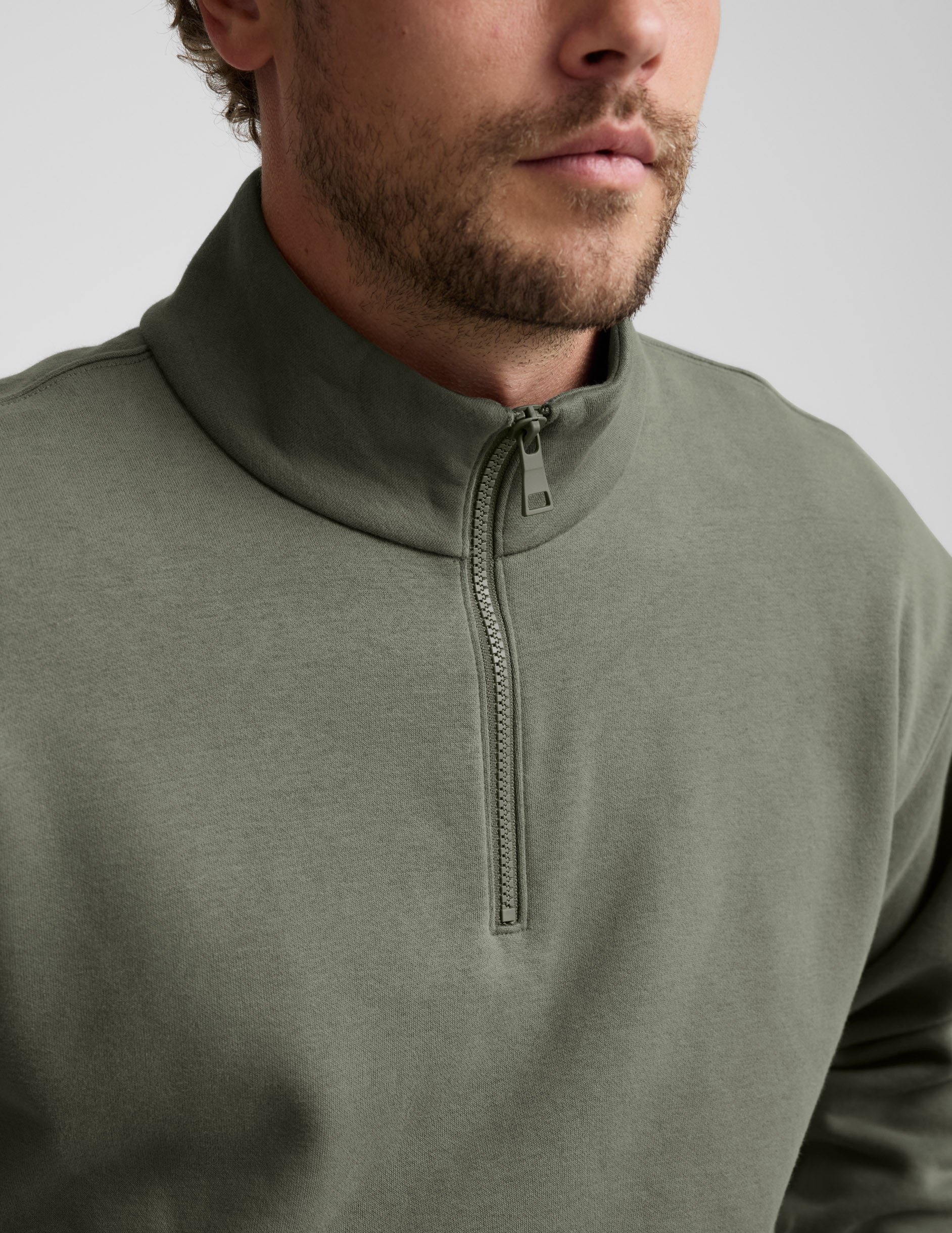 LuxeFleece™ Men's Half Zip Pullover - Image 4