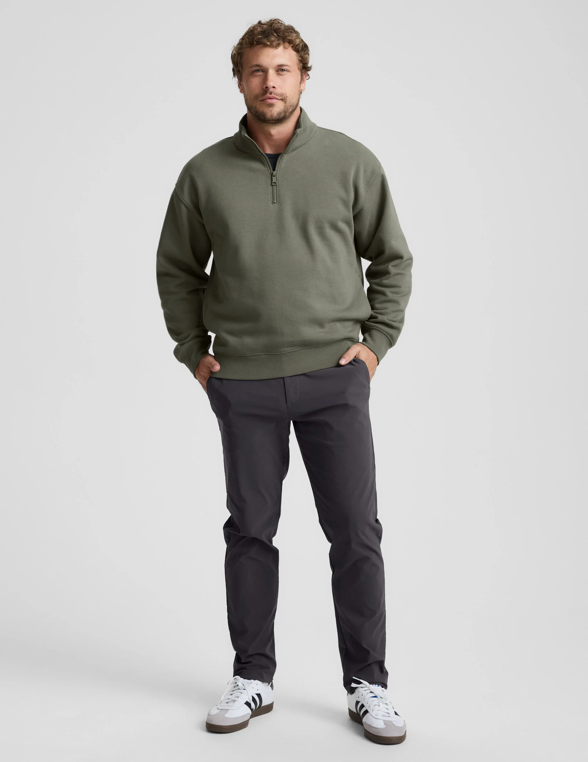 LuxeFleece™ Men's Half Zip Pullover - Image 5