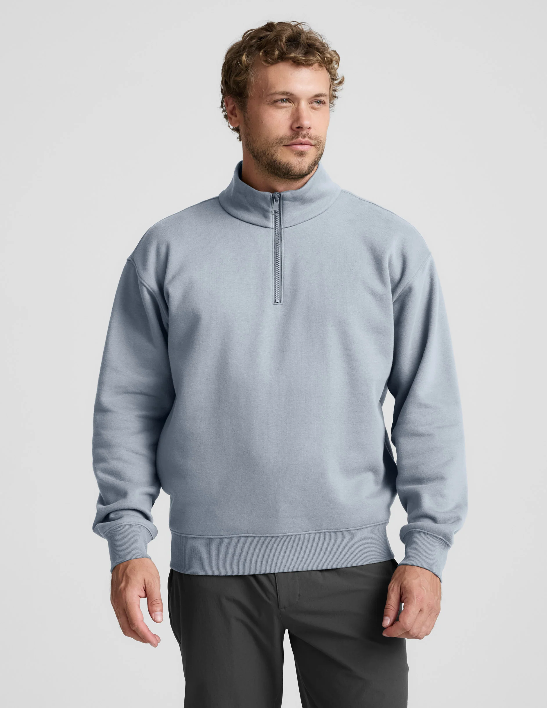 LuxeFleece™ Men's Half Zip Pullover - Image 2