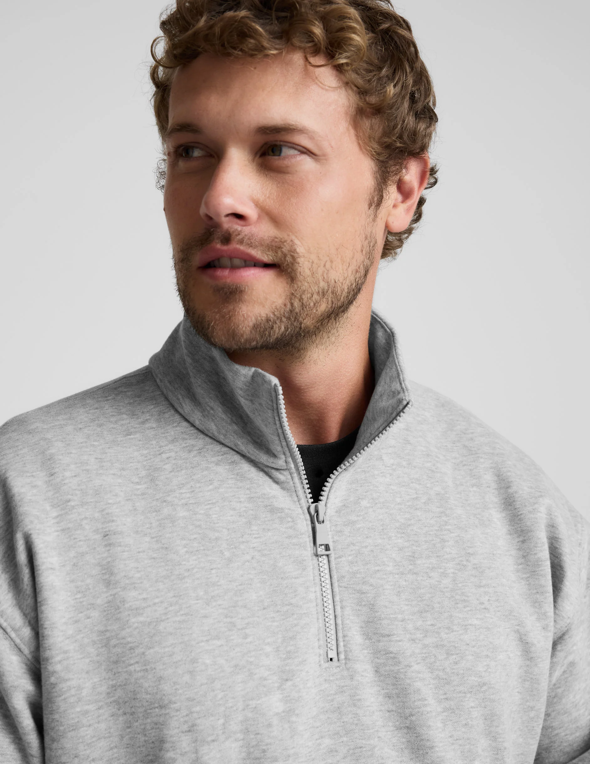 LuxeFleece™ Men's Half Zip Pullover - Image 3