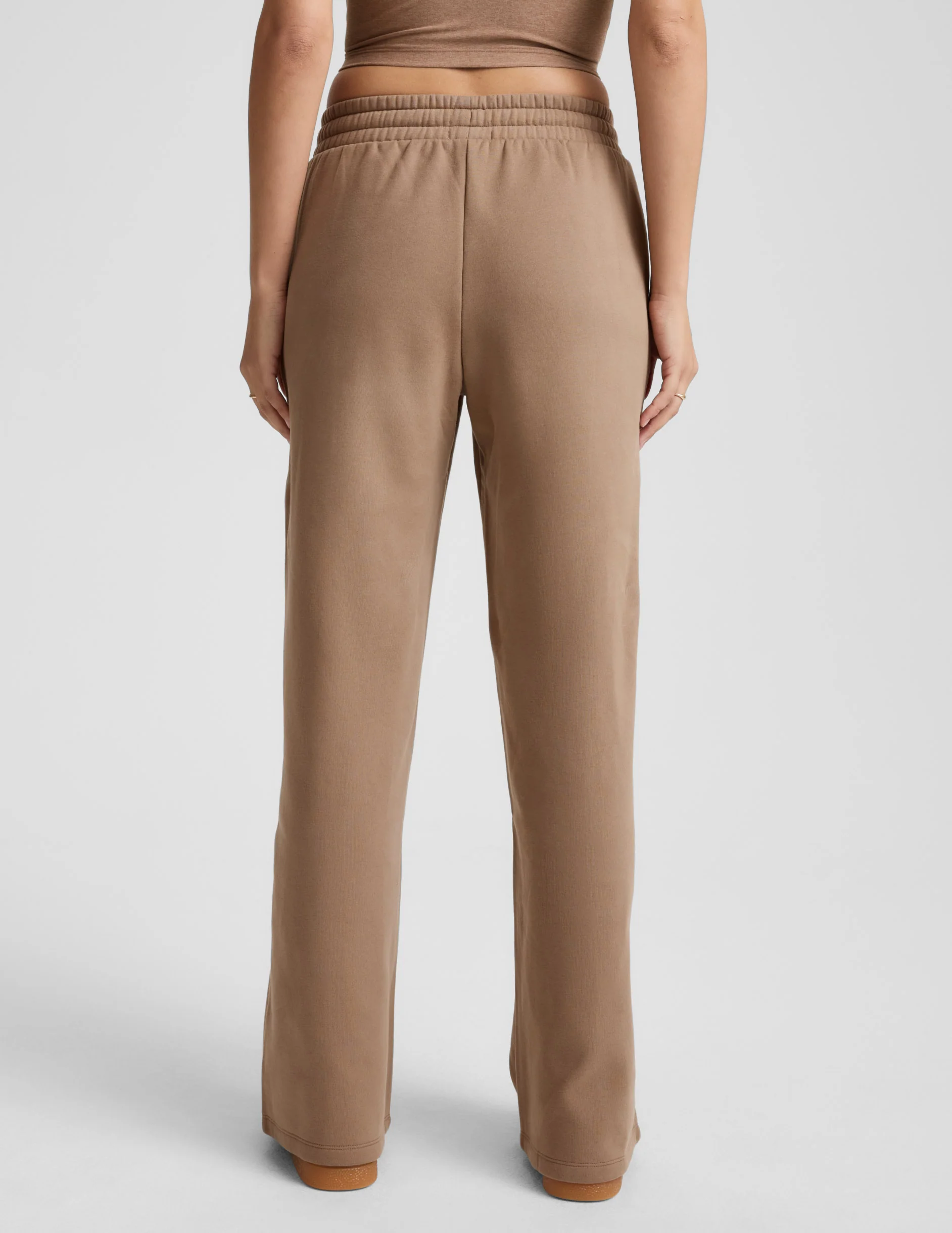 LuxeFleece™ Pintuck Wide Leg Pant - Image 5