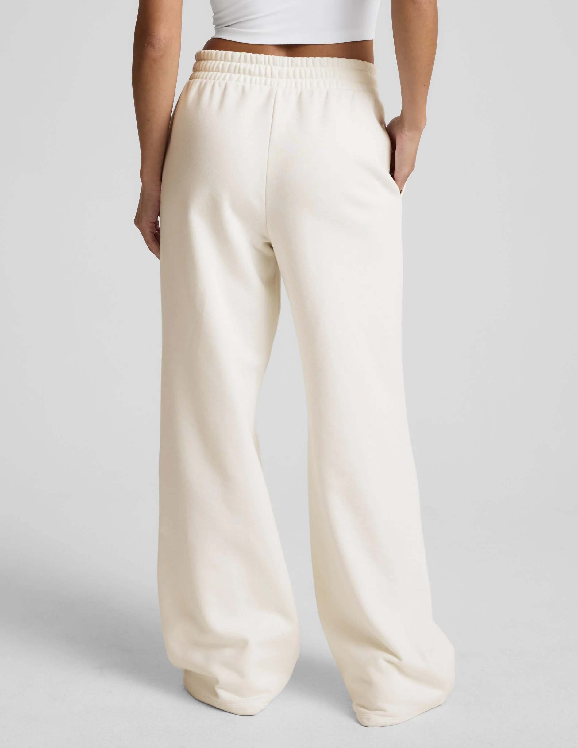 LuxeFleece™ Pintuck Wide Leg Pant - Image 5