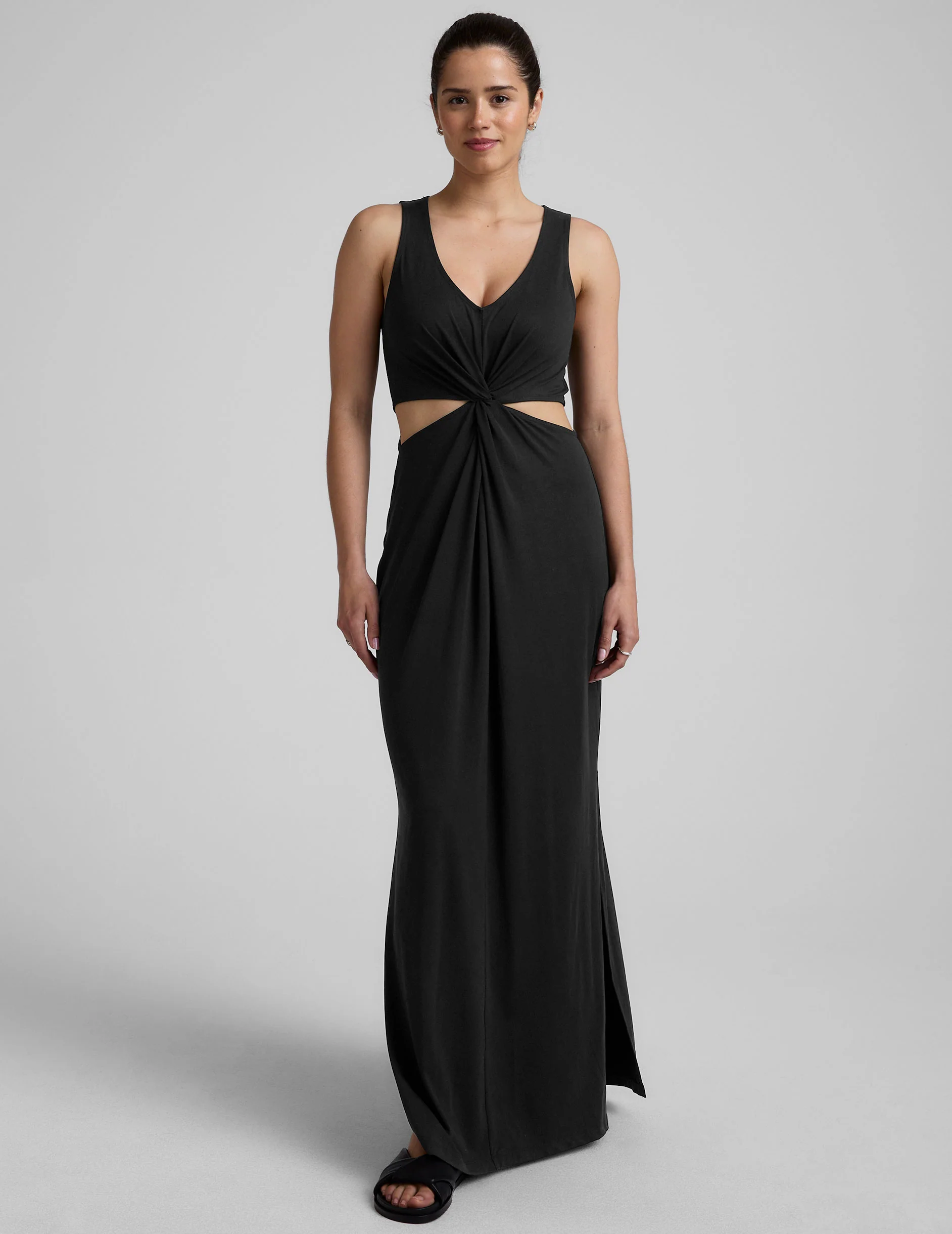 Maxi Around The World Front Twist Dress