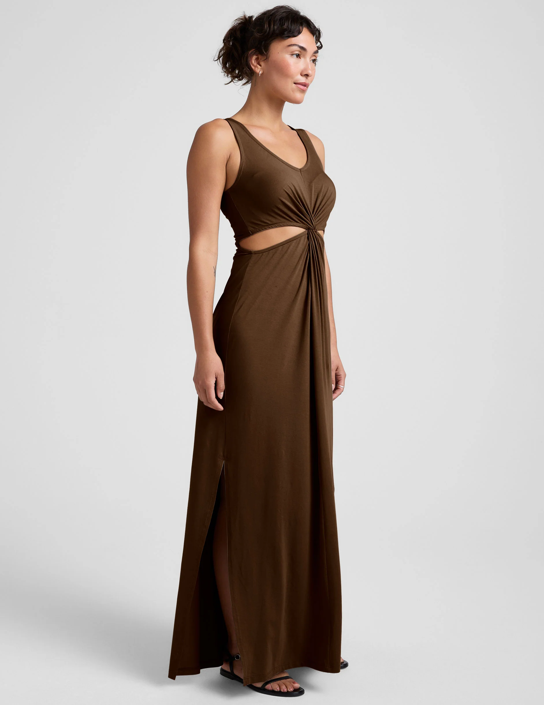 Maxi Around The World Front Twist Dress - Image 4