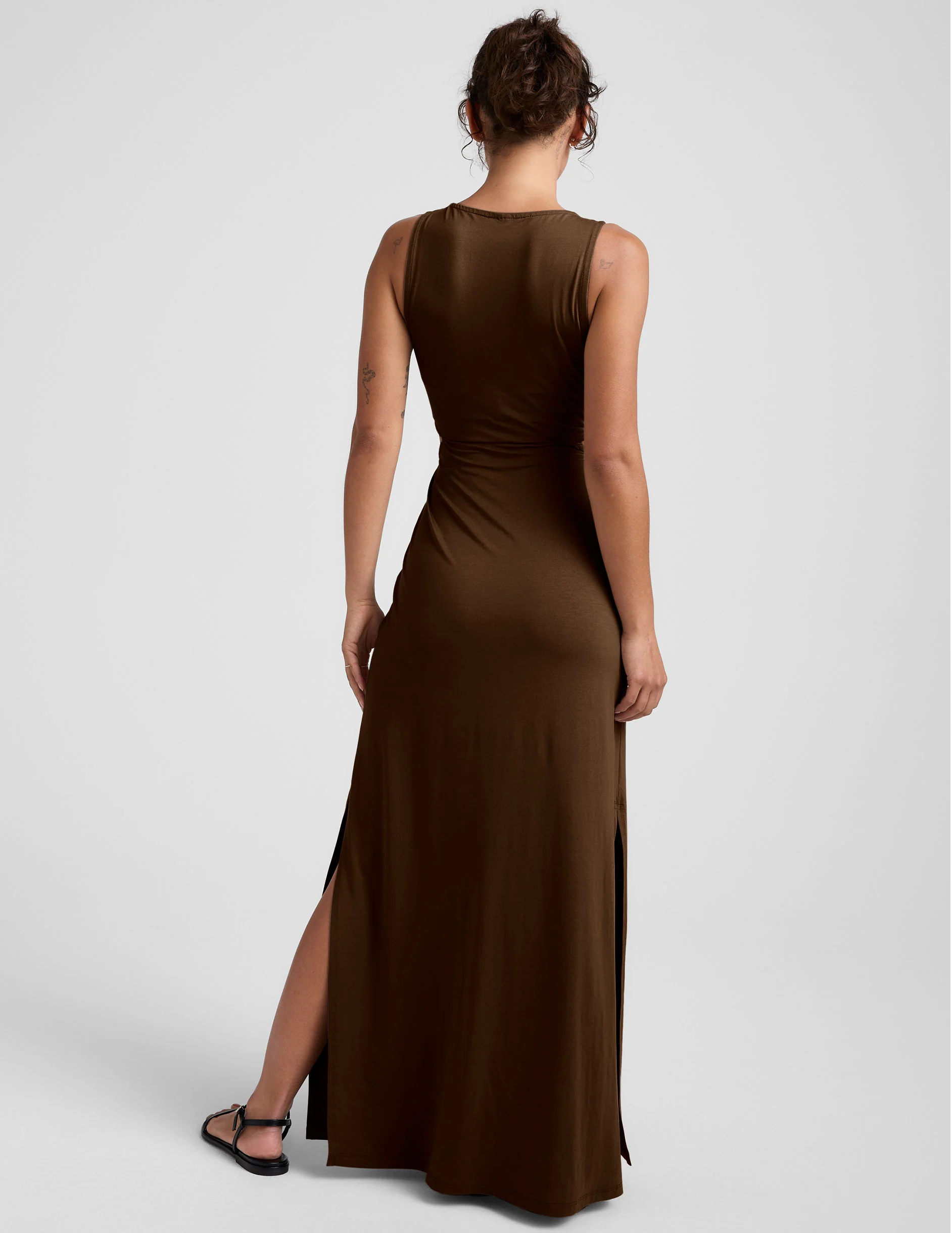 Maxi Around The World Front Twist Dress - Image 5