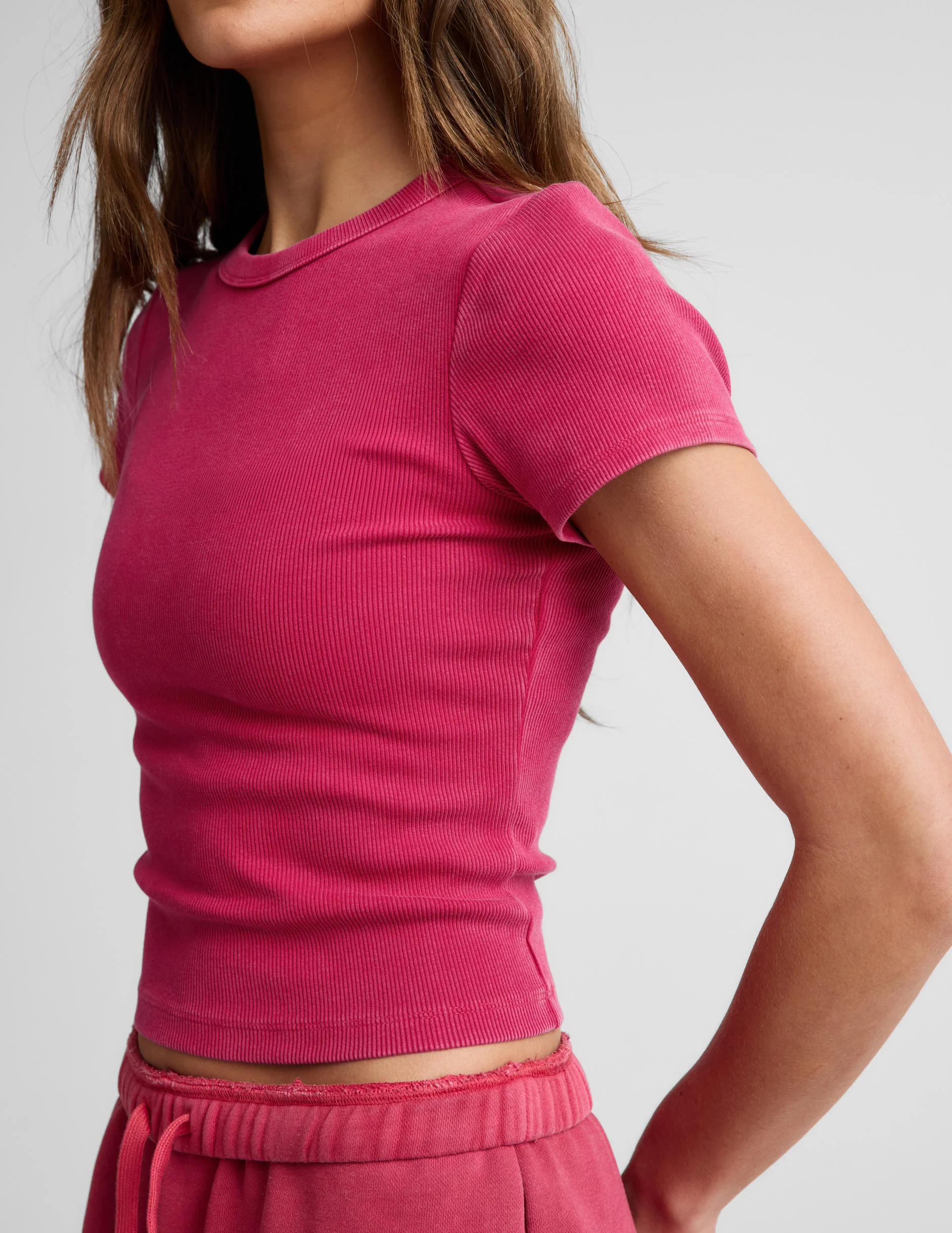On Repeat Rib Baby Tee - Image 3