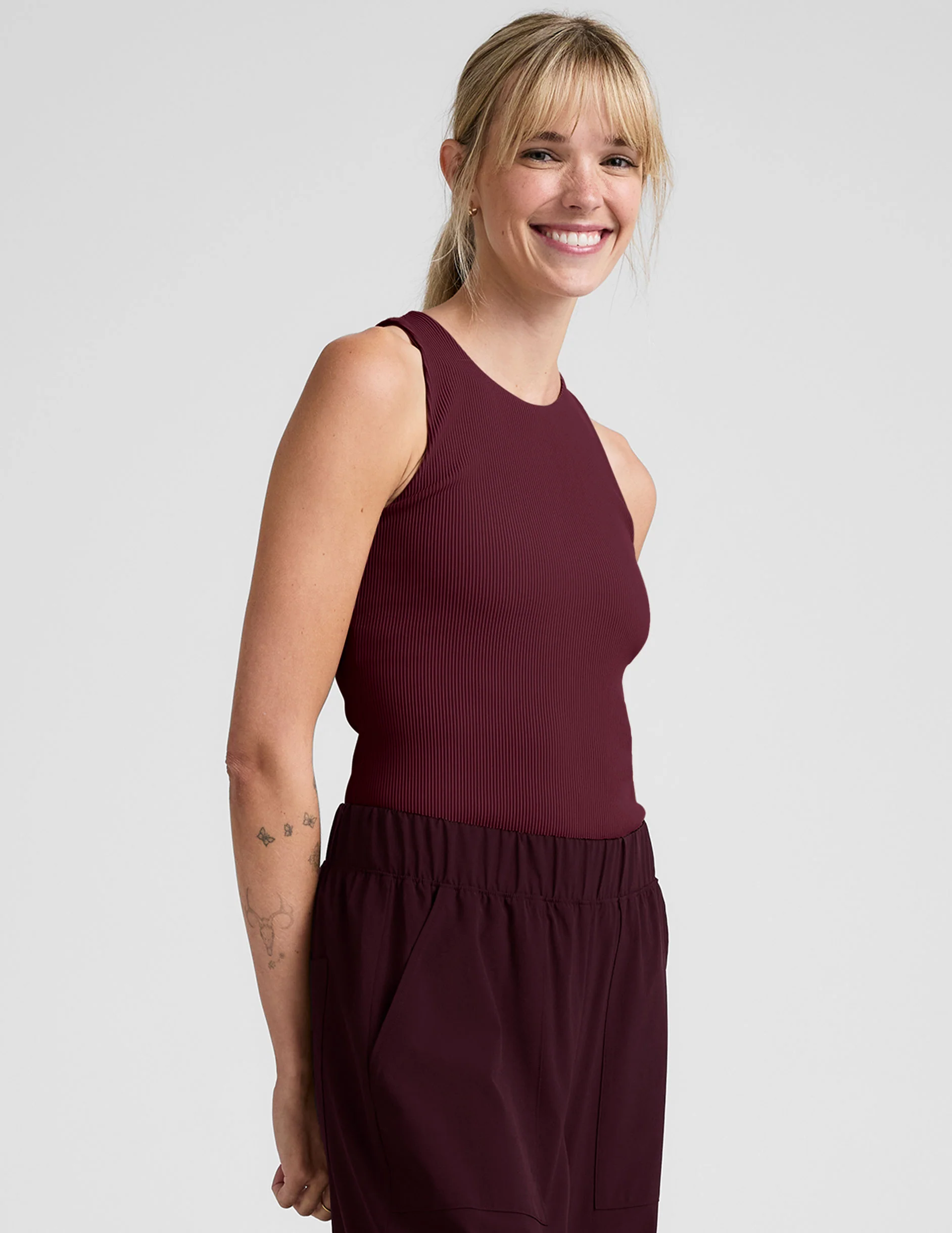Refocus Ribbed Classic Tank - Image 2
