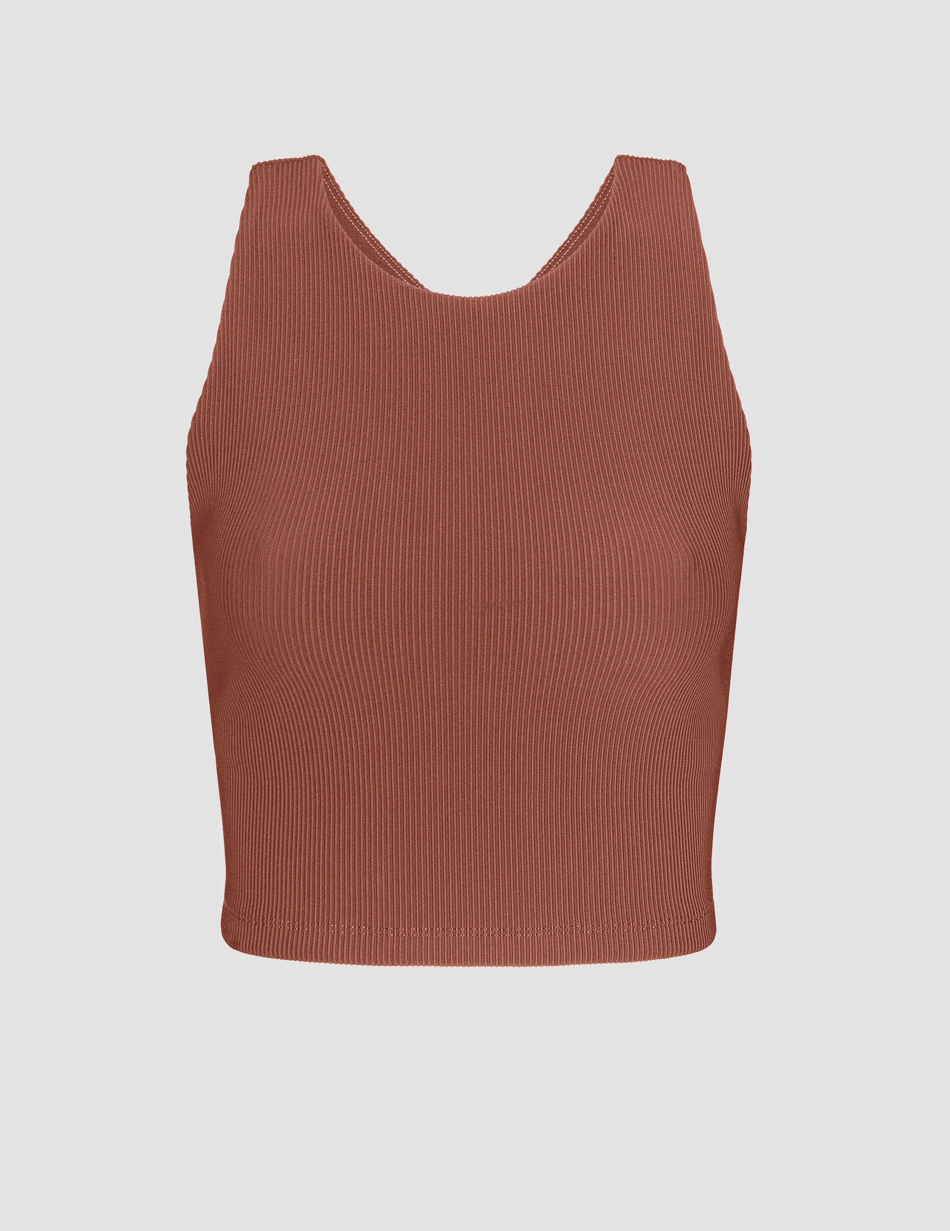 Refocus Ribbed Cropped Tank - Image 5