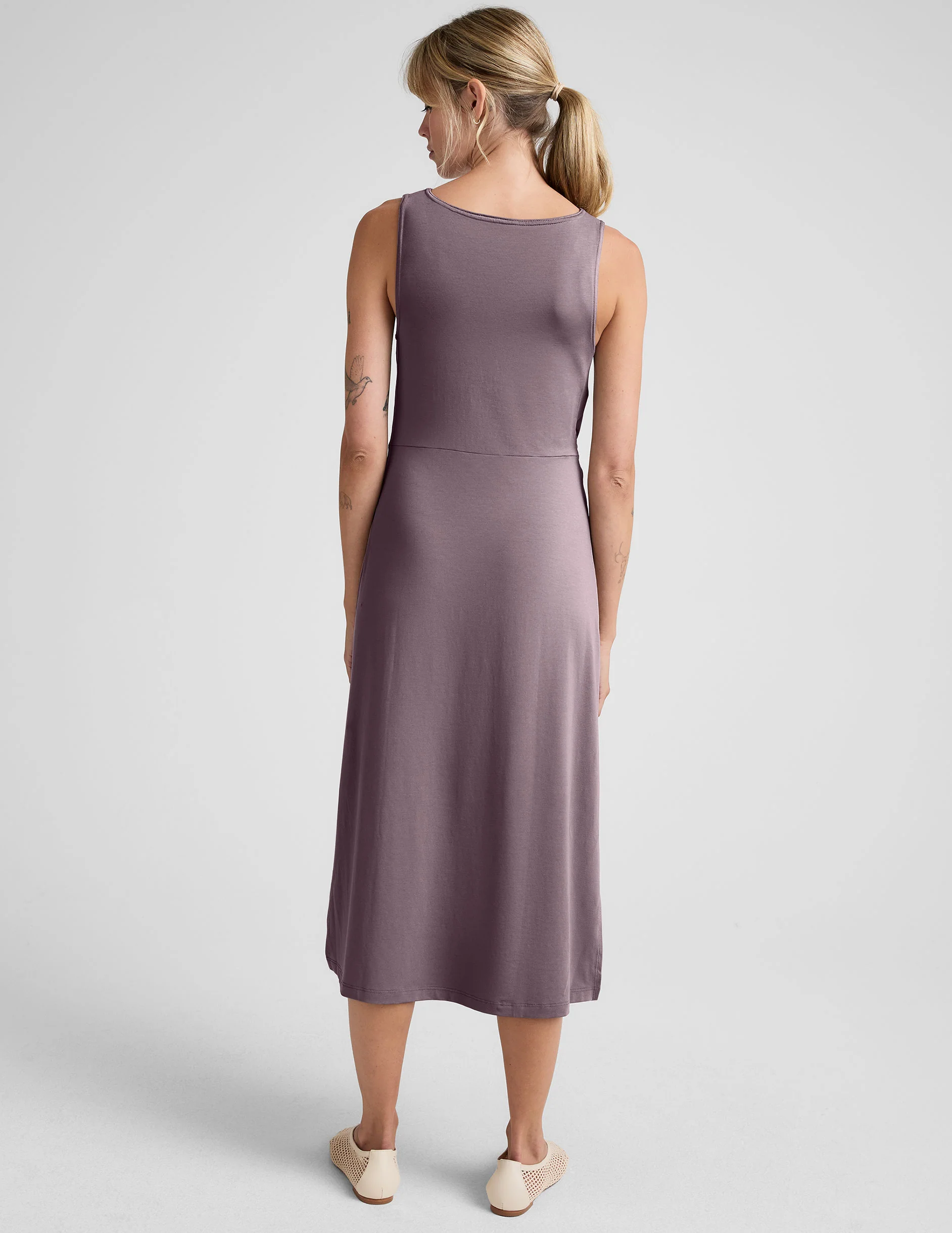 Rotation Side Twist Midi Dress - Image 3