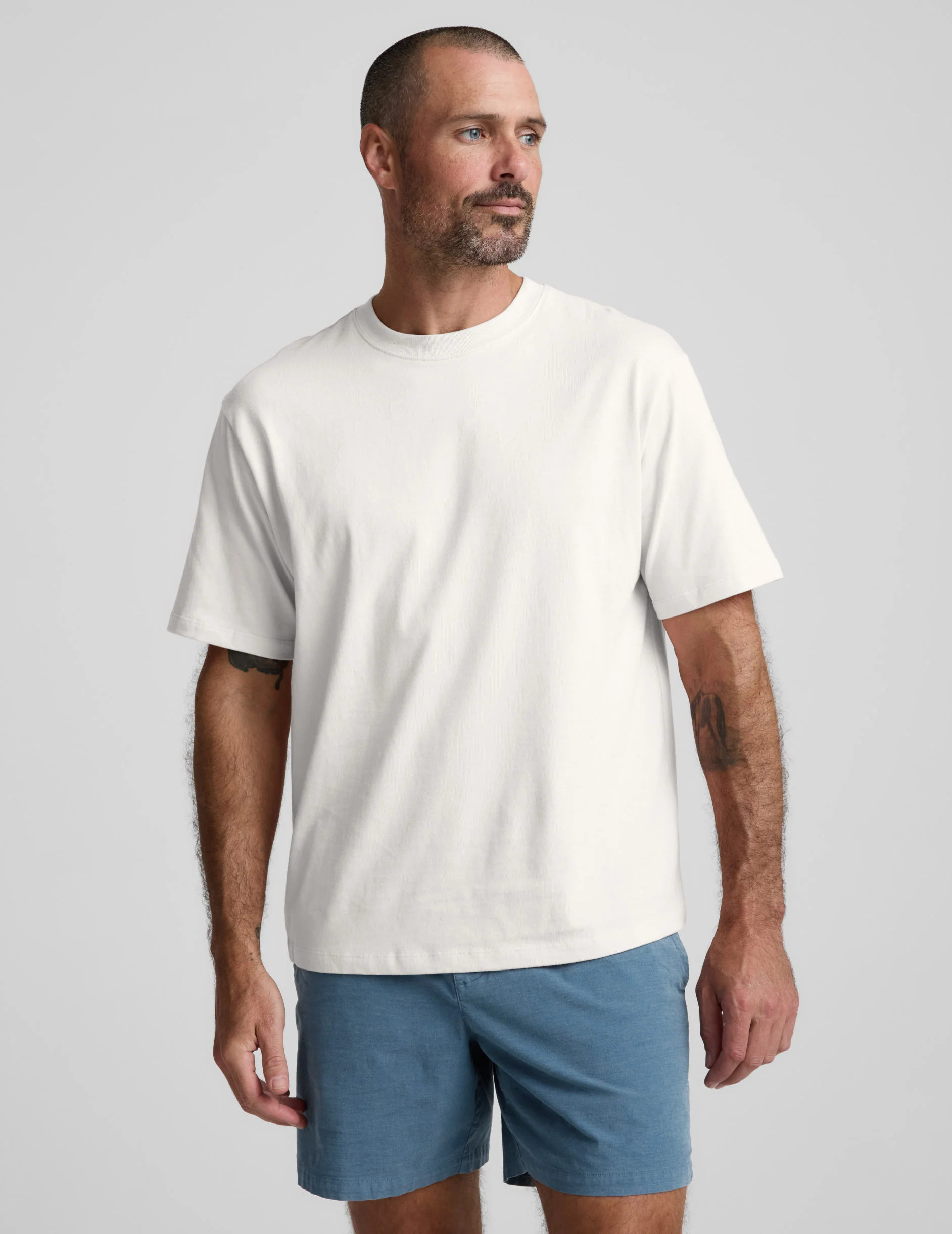 SoftKnit Men's Cotton Tee - Image 2