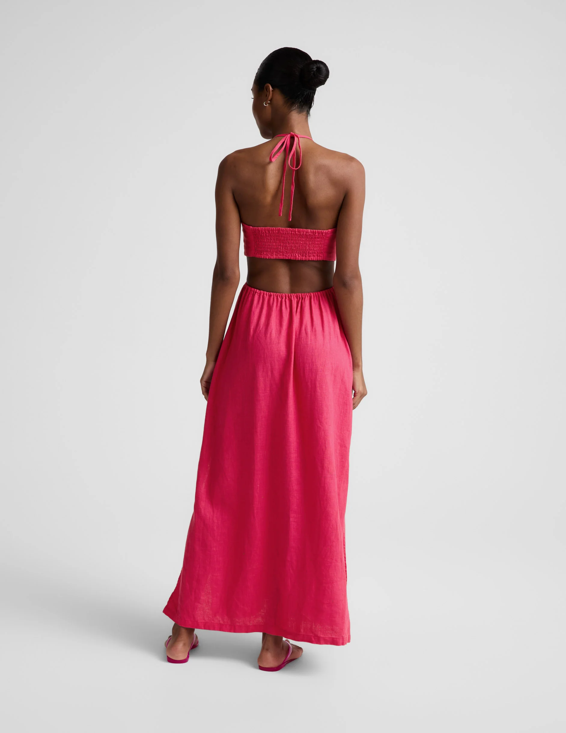 SoftWash Linen Halter Dress - Image 8