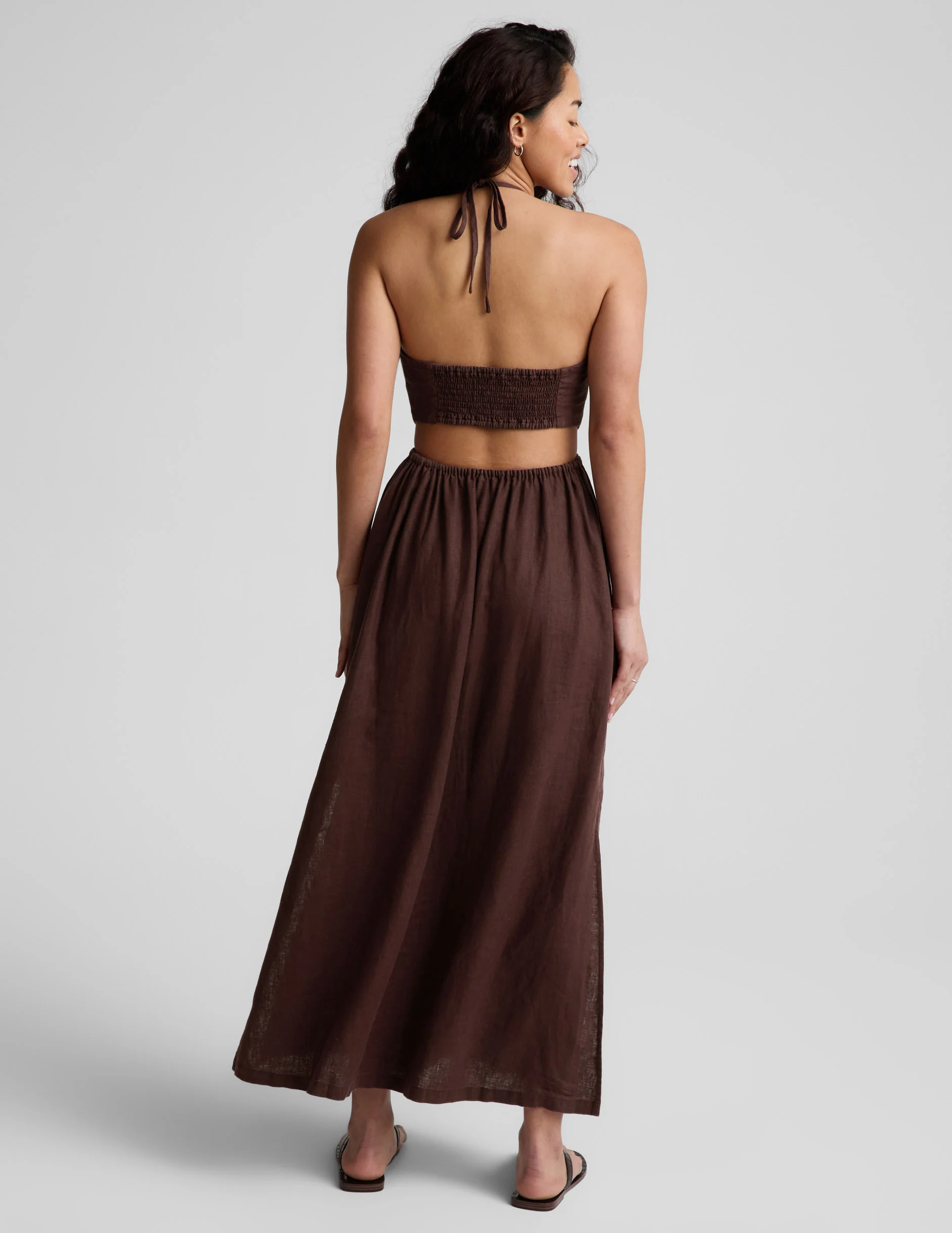 SoftWash Linen Halter Dress - Image 9