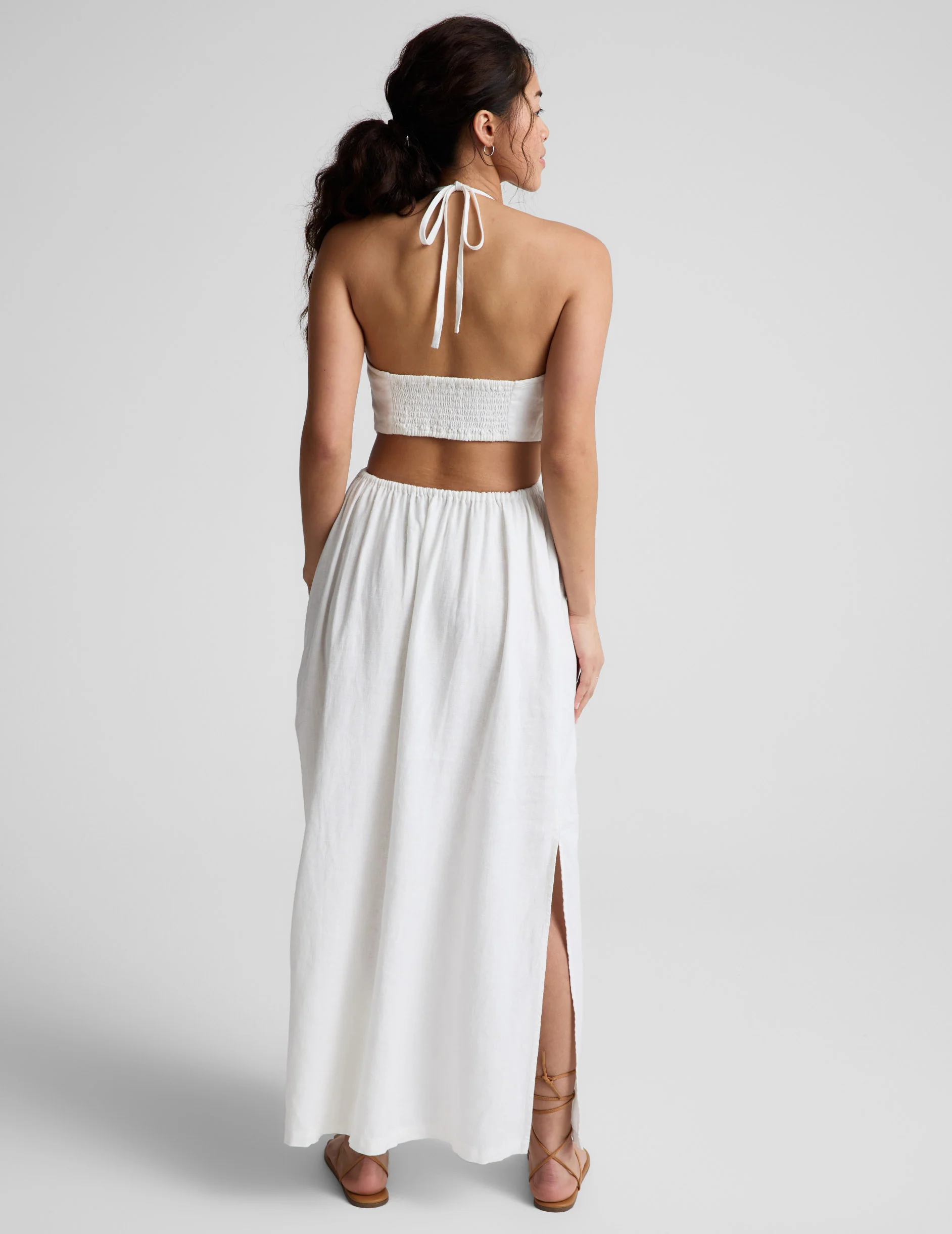 SoftWash Linen Halter Dress - Image 10