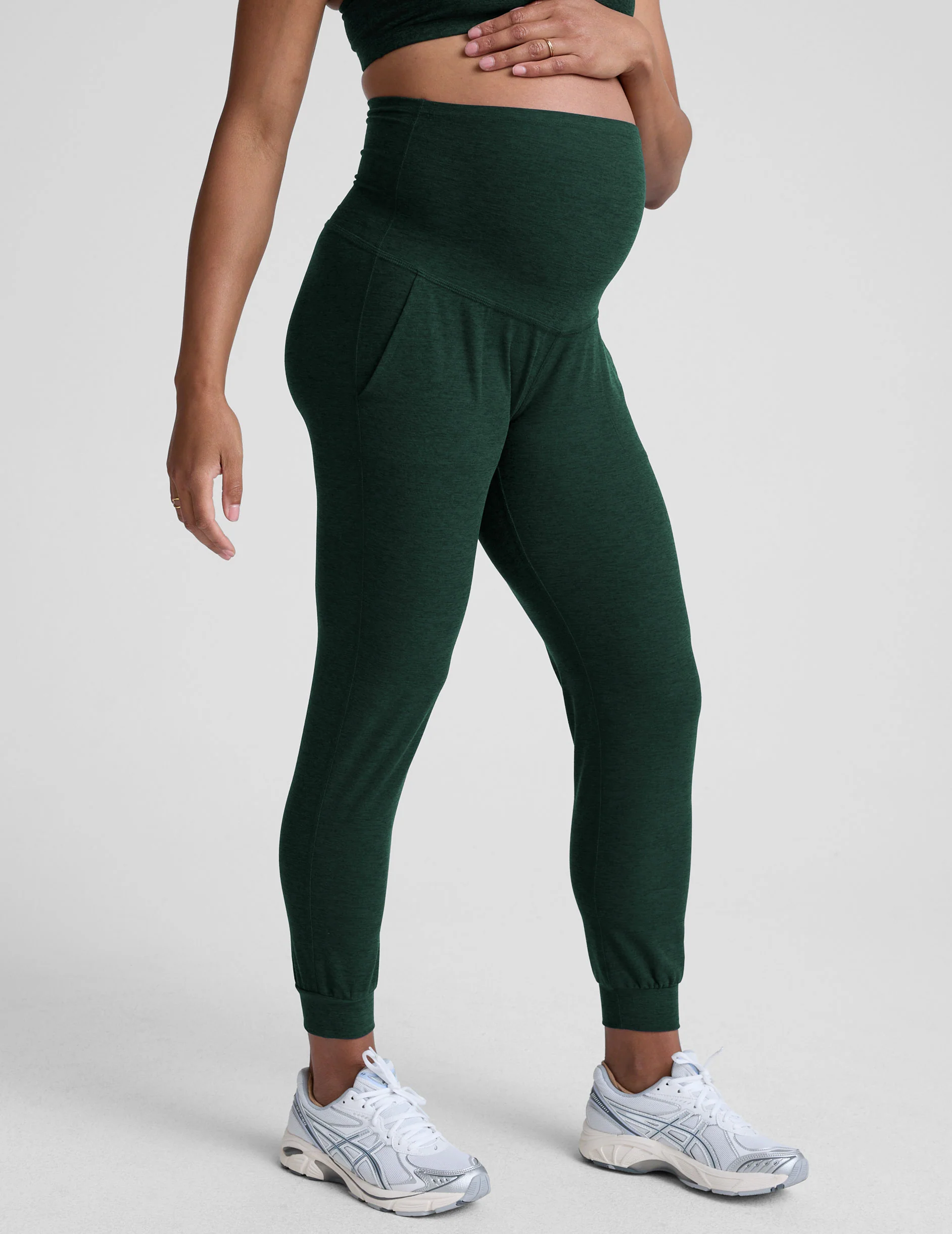 Spacedye™ Beyond the Bump Maternity Midi Jogger - Image 2