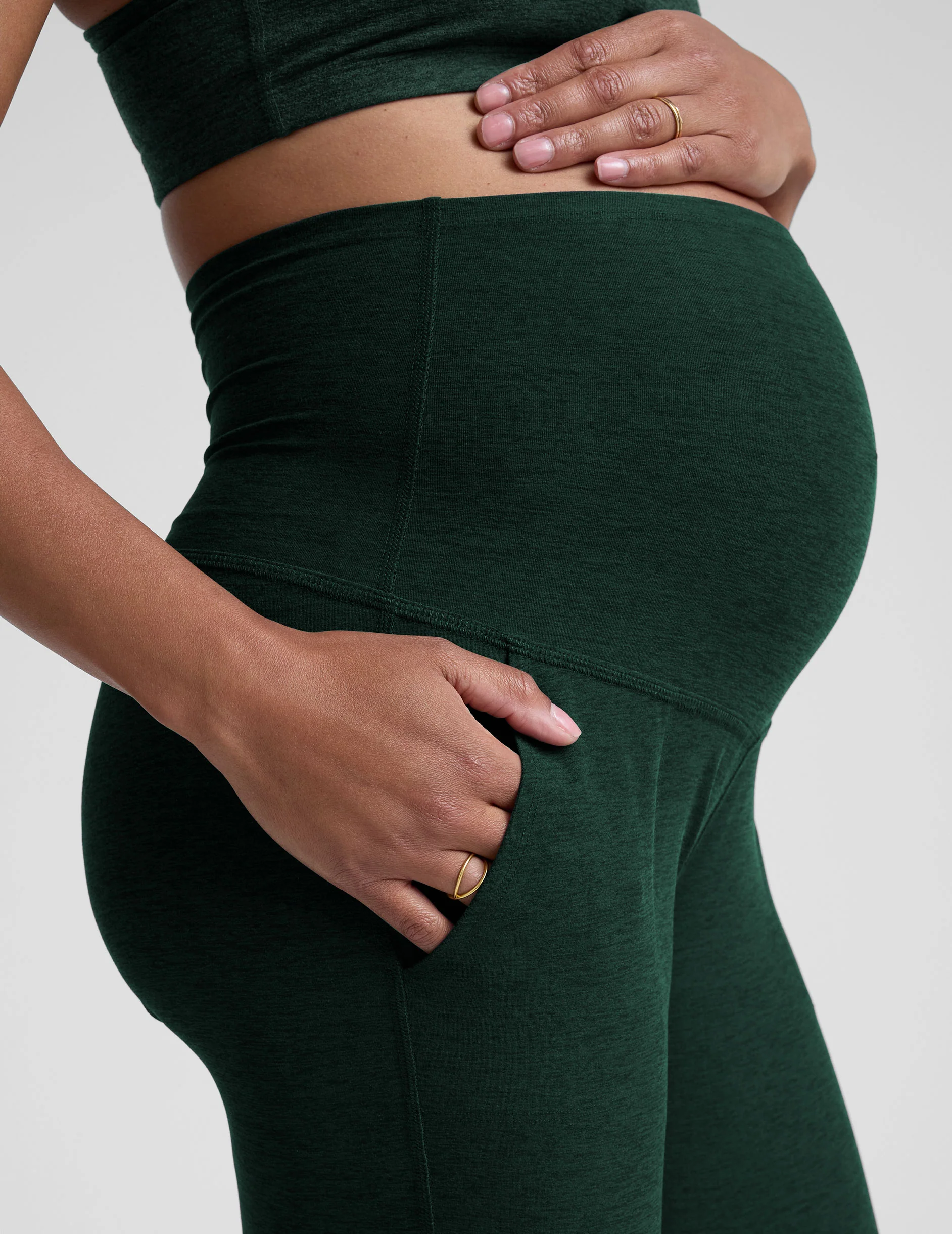 Spacedye™ Beyond the Bump Maternity Midi Jogger - Image 5