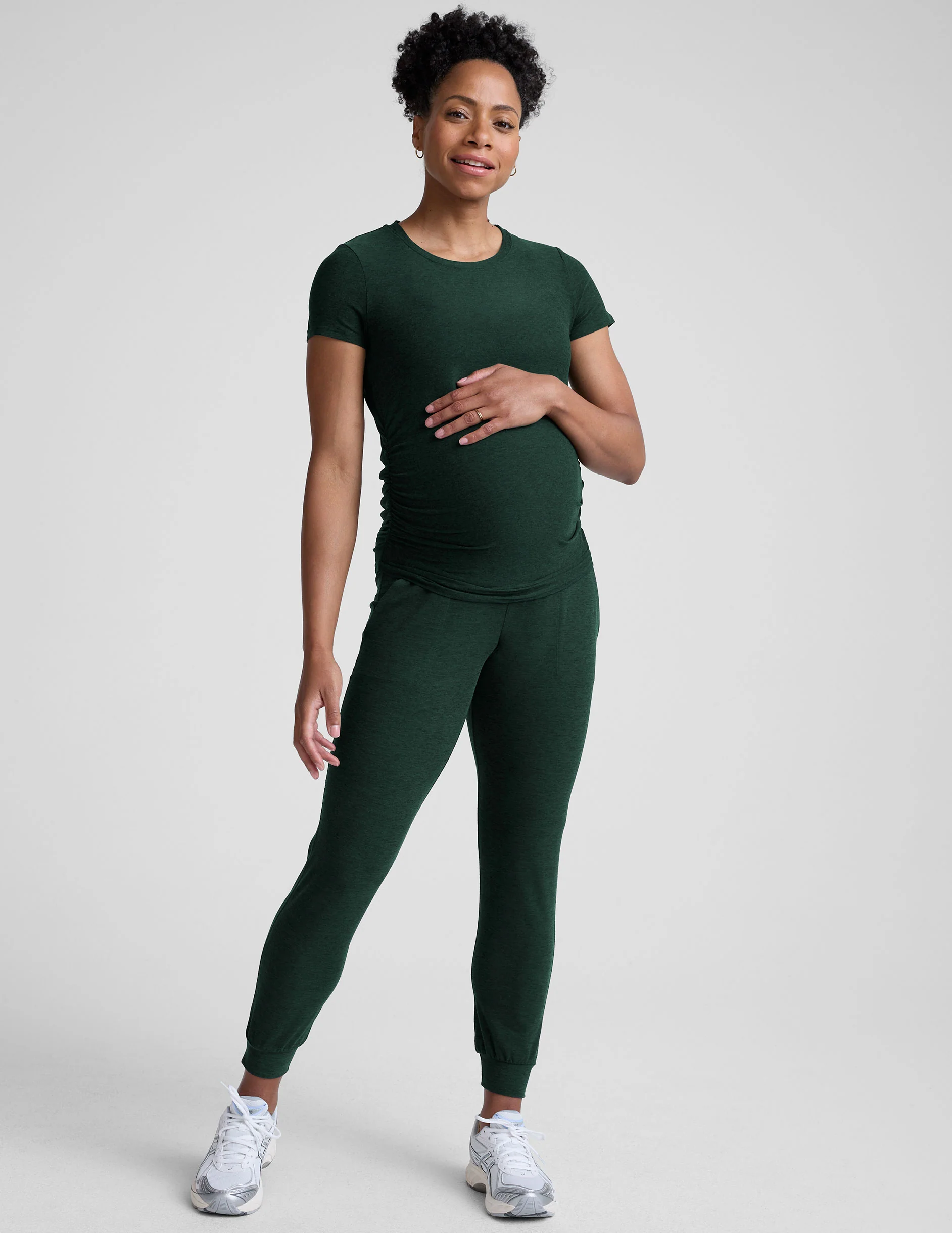 Spacedye™ Beyond the Bump Maternity Midi Jogger - Image 6