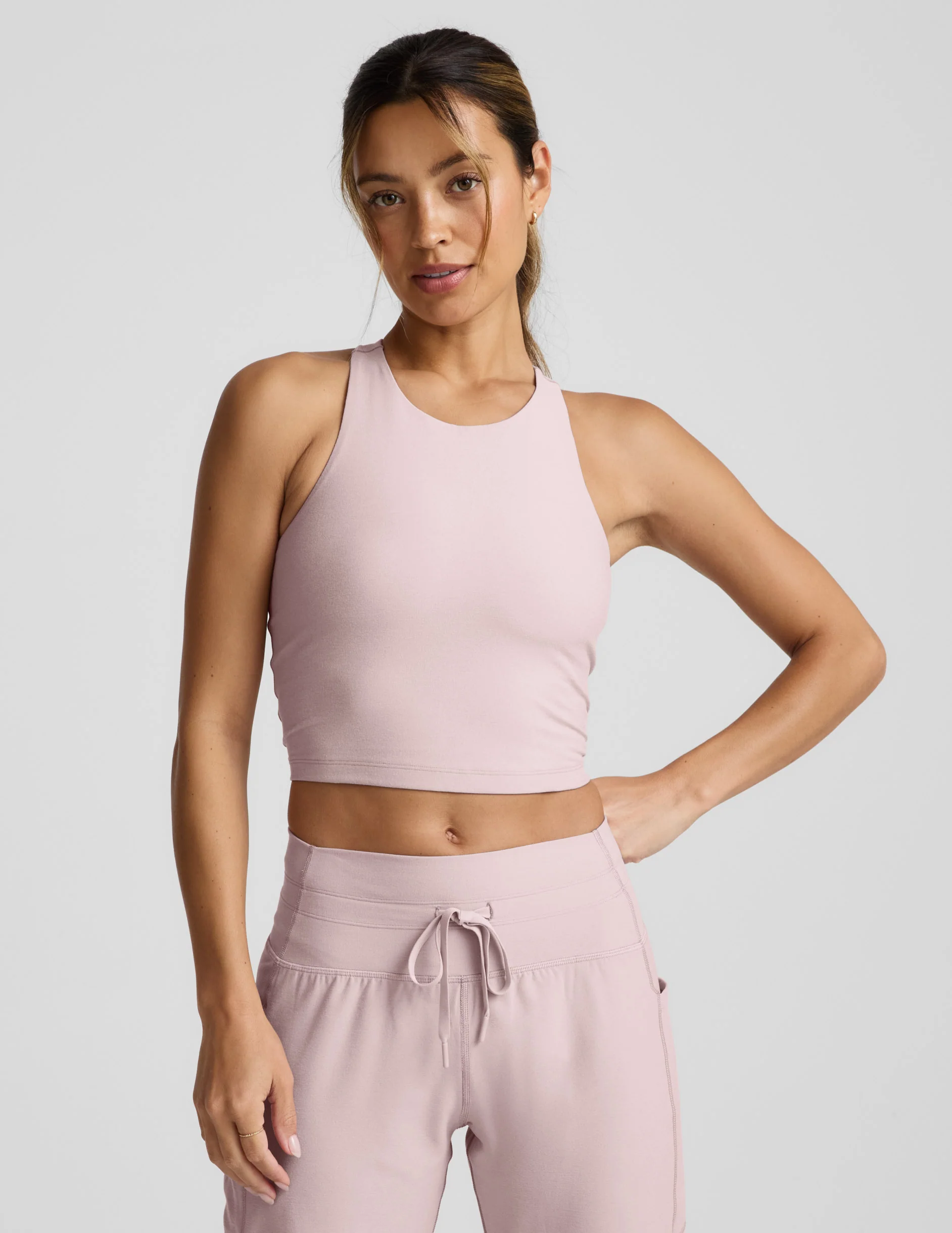 Spacedye™ High Neck Cropped Tank